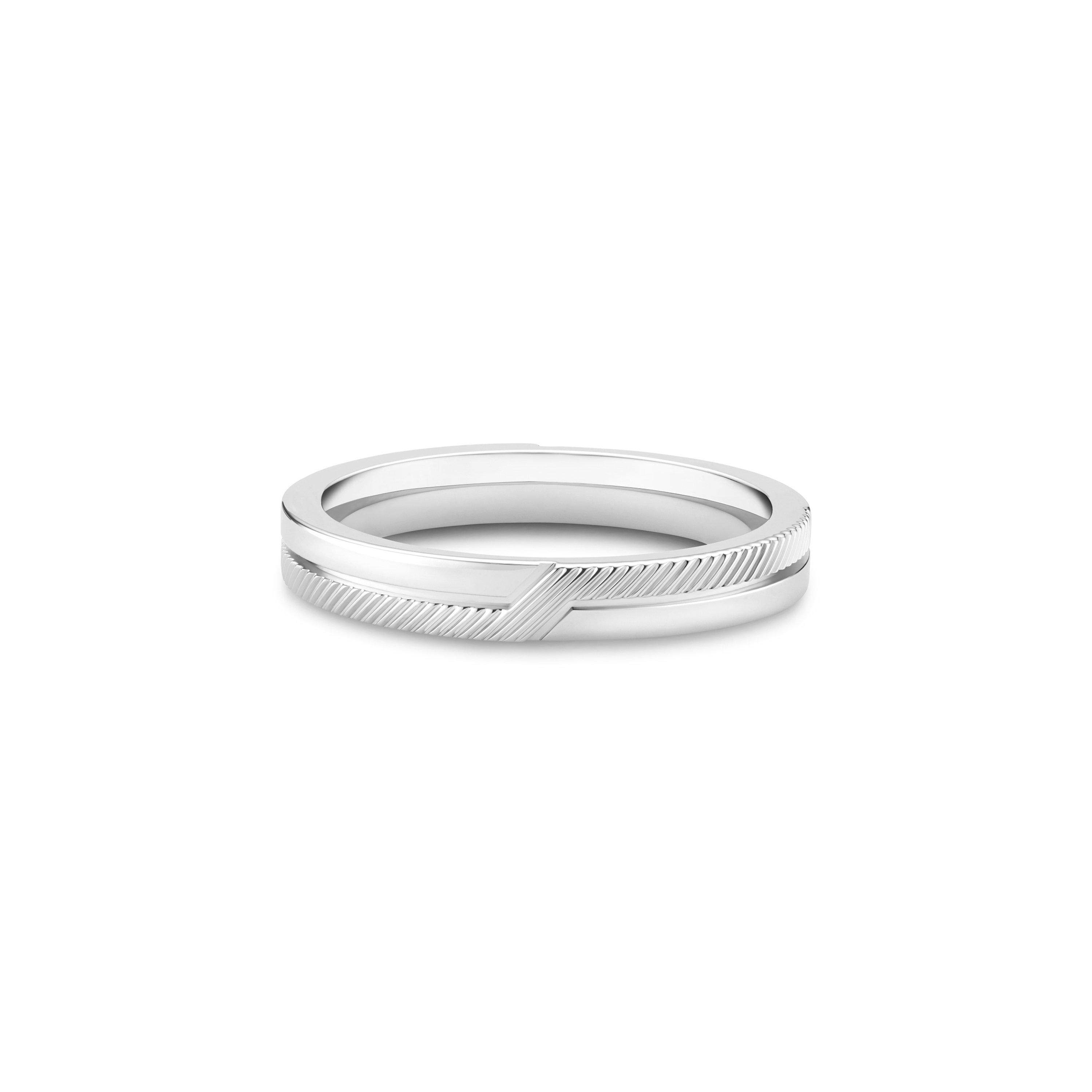 Alliance Promise Small en Or Blanc, image 1