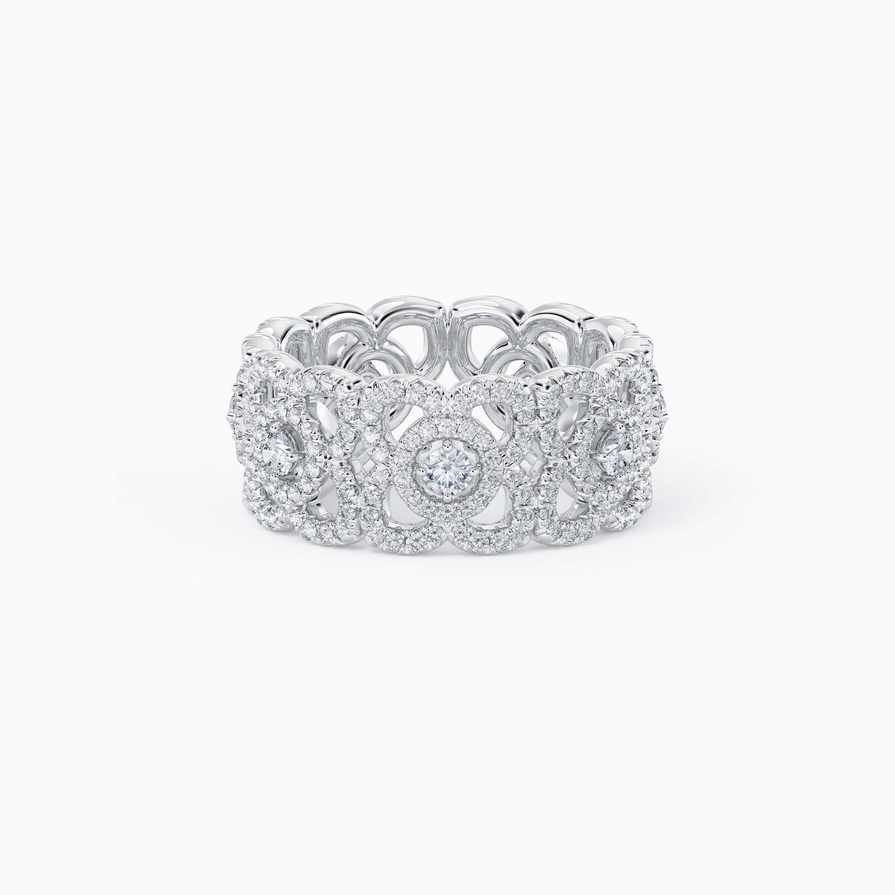 Enchanted Lotus band in white gold Enchanted Lotus band in white gold, image 1
