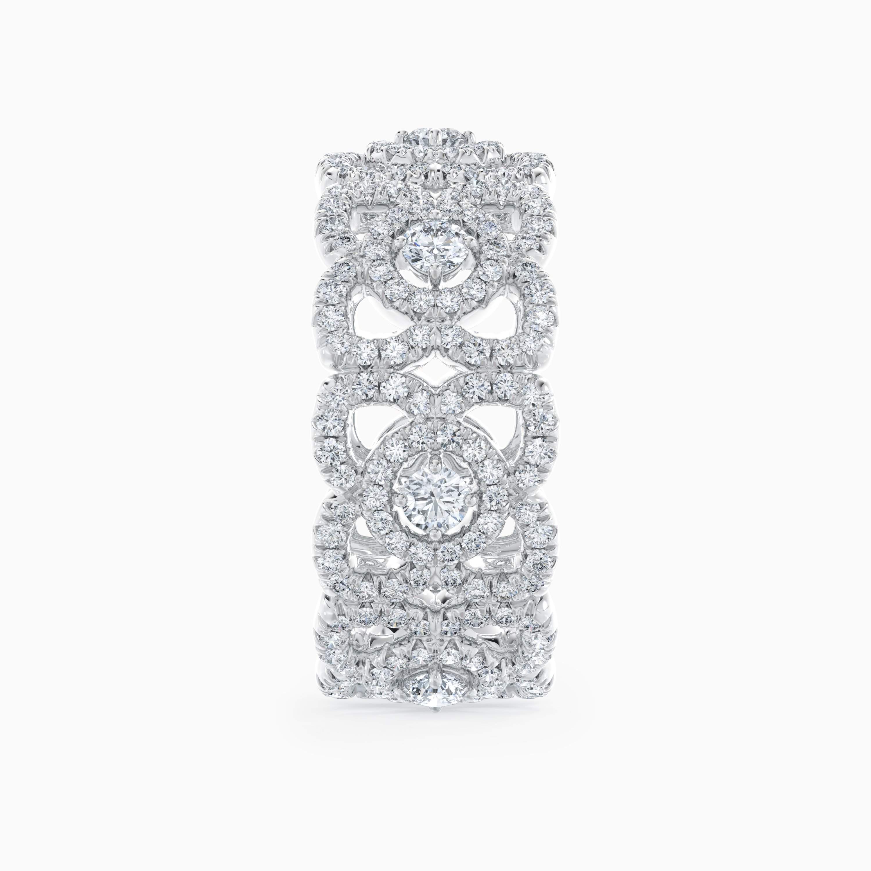 Enchanted Lotus band in white gold Enchanted Lotus band in white gold, image 4