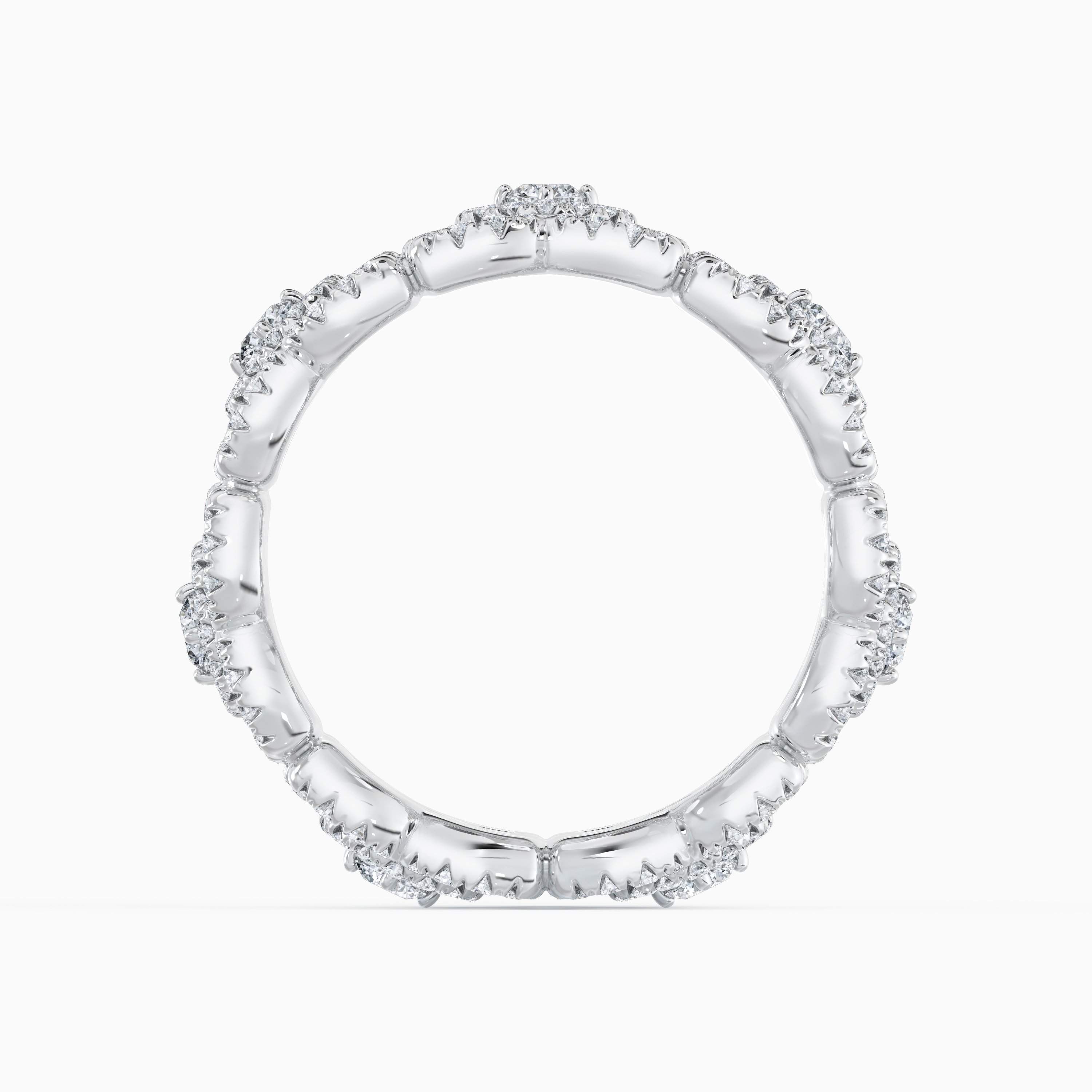 Enchanted Lotus band in white gold Enchanted Lotus band in white gold, image 5