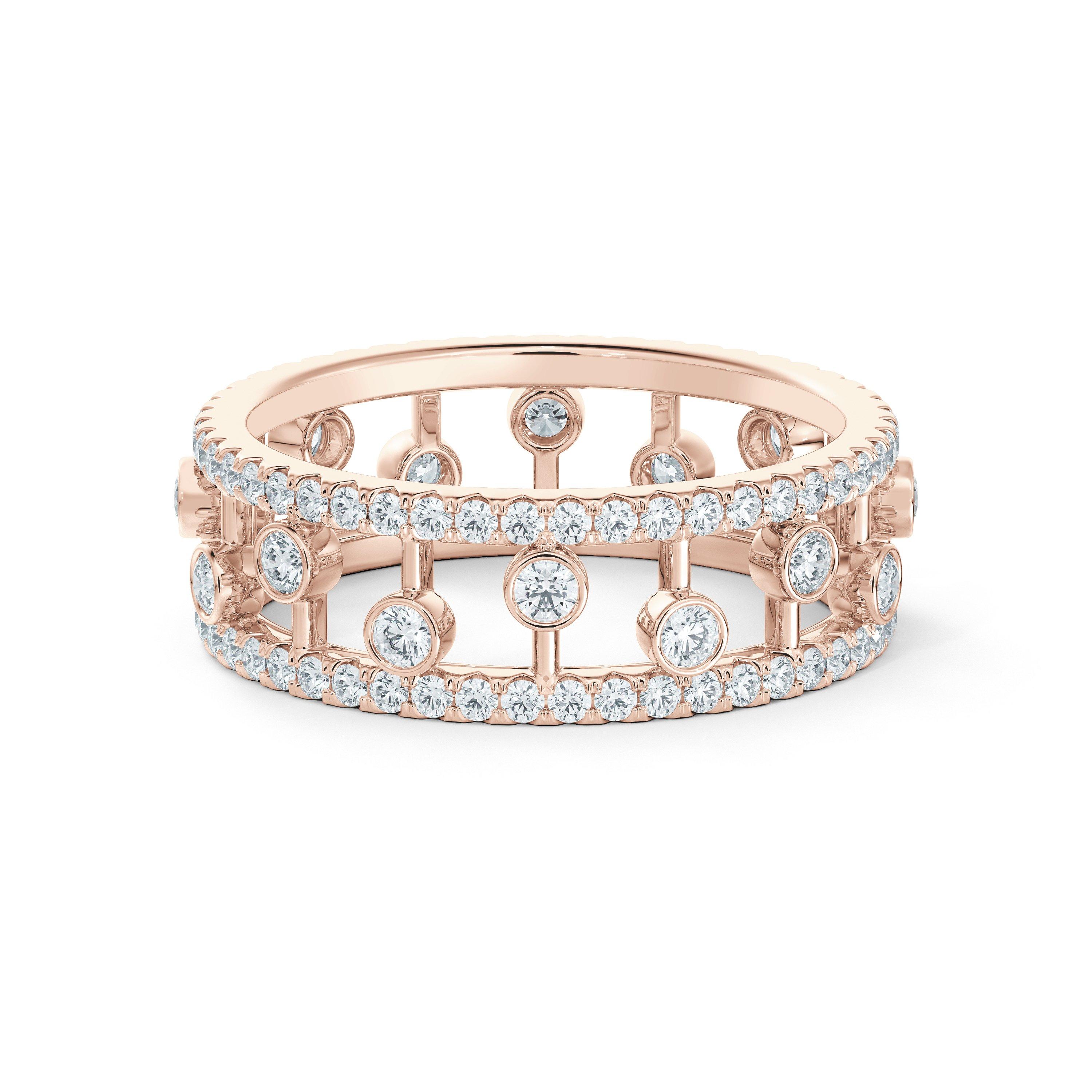 Dewdrop band in rose gold, image 1