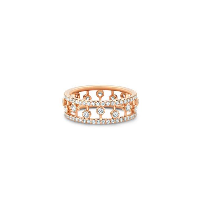 Dewdrop band in rose gold