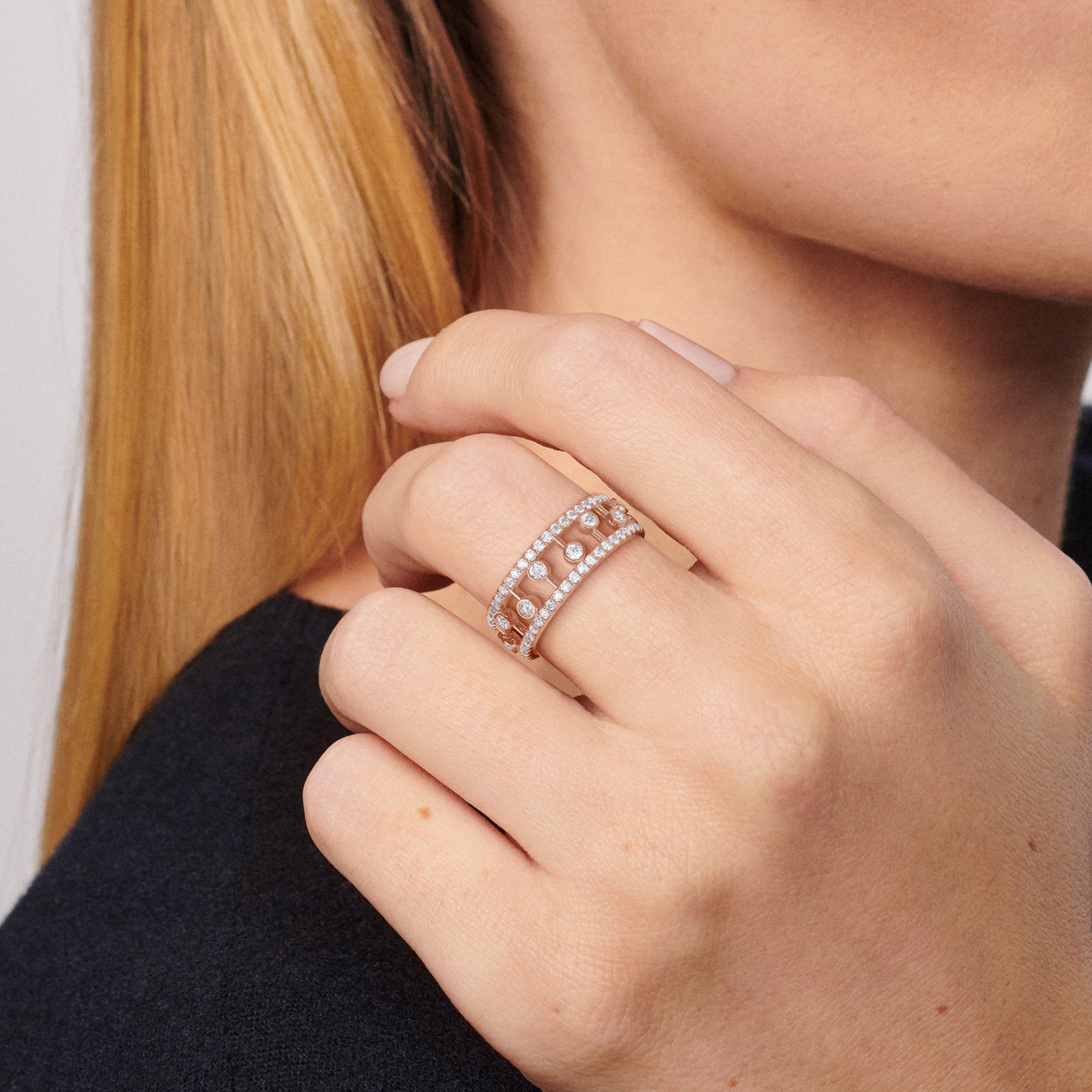 Bague Dewdrop en or rose, image 3