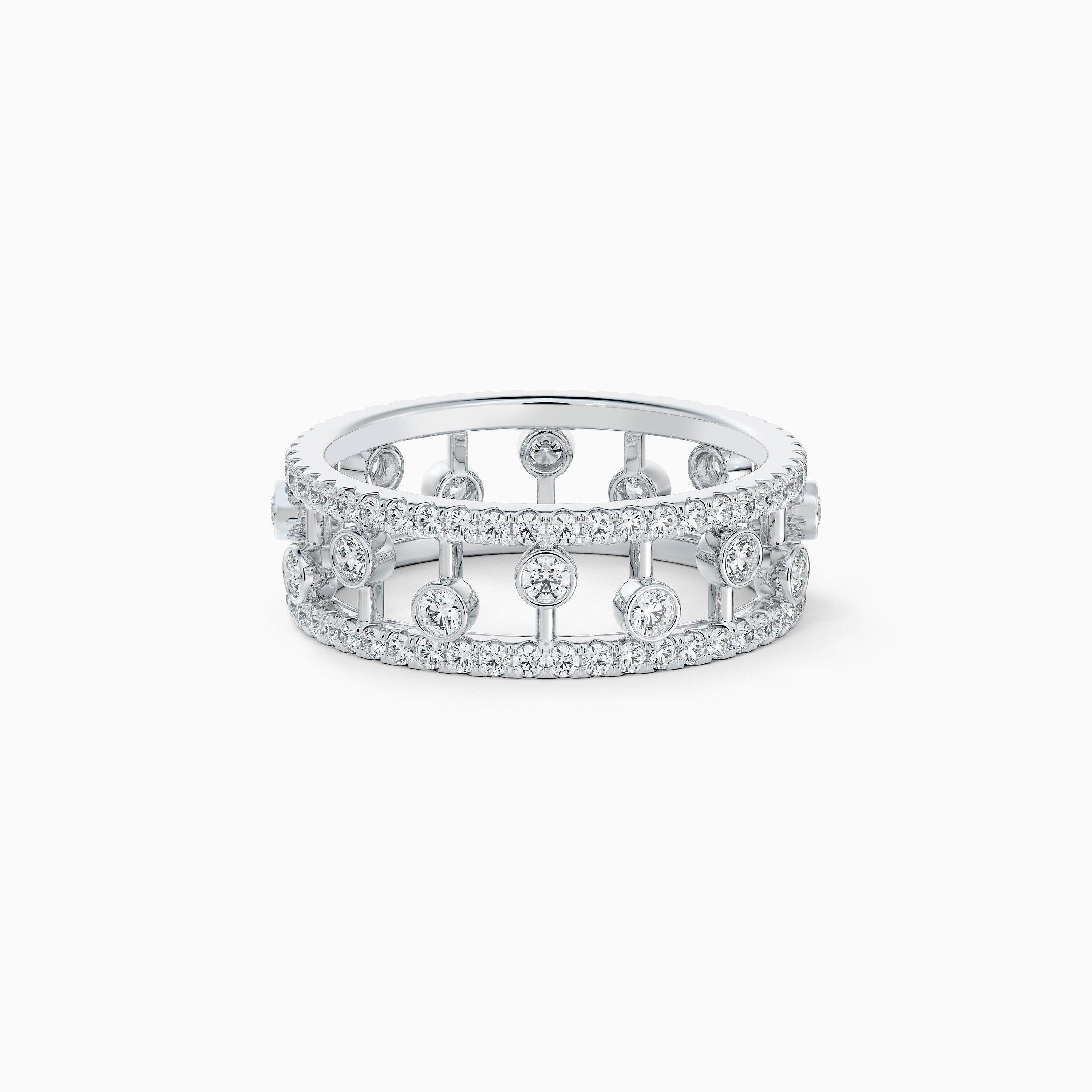 Dewdrop Band in White Gold, image 1