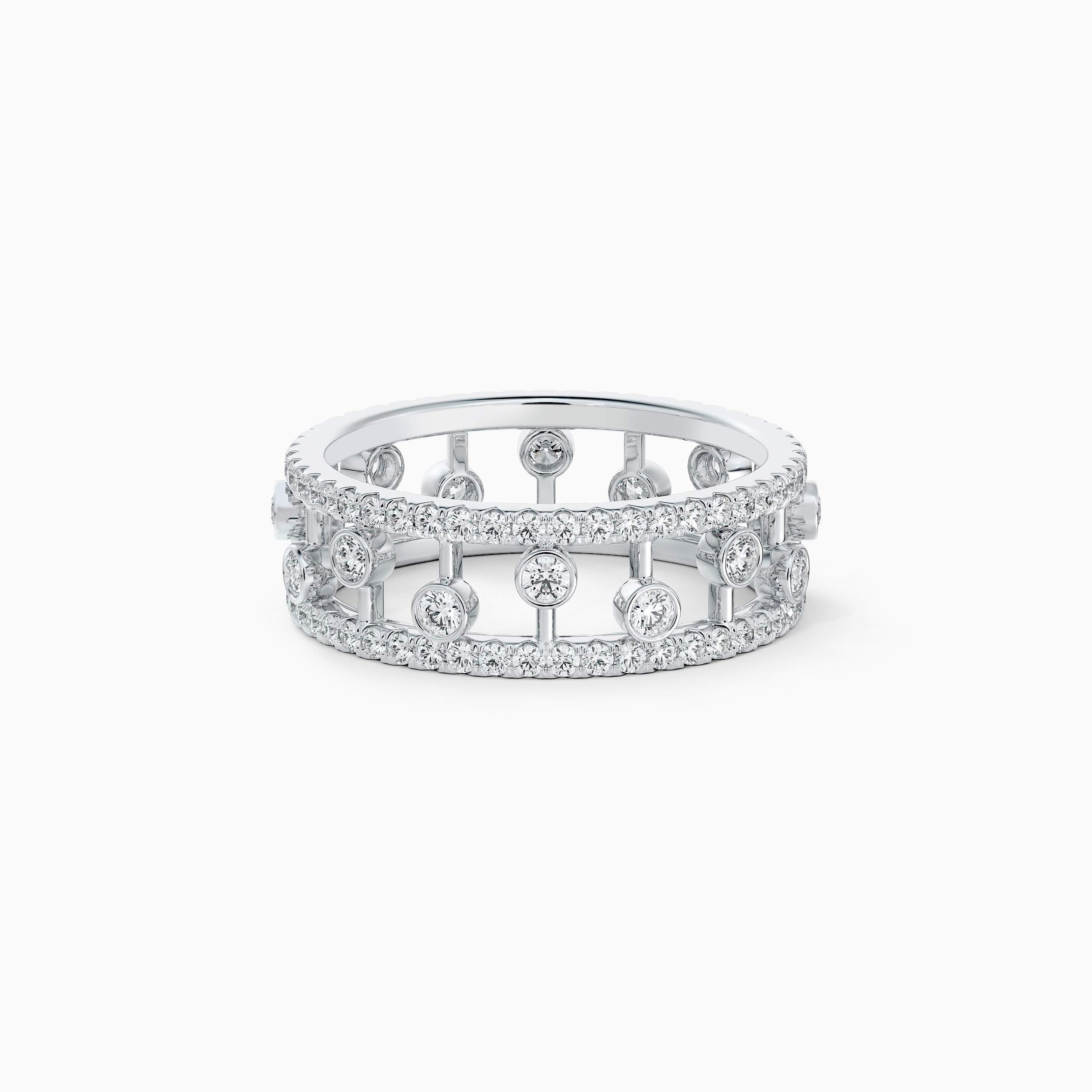 Dewdrop band in white gold Dewdrop band in white gold, image 1
