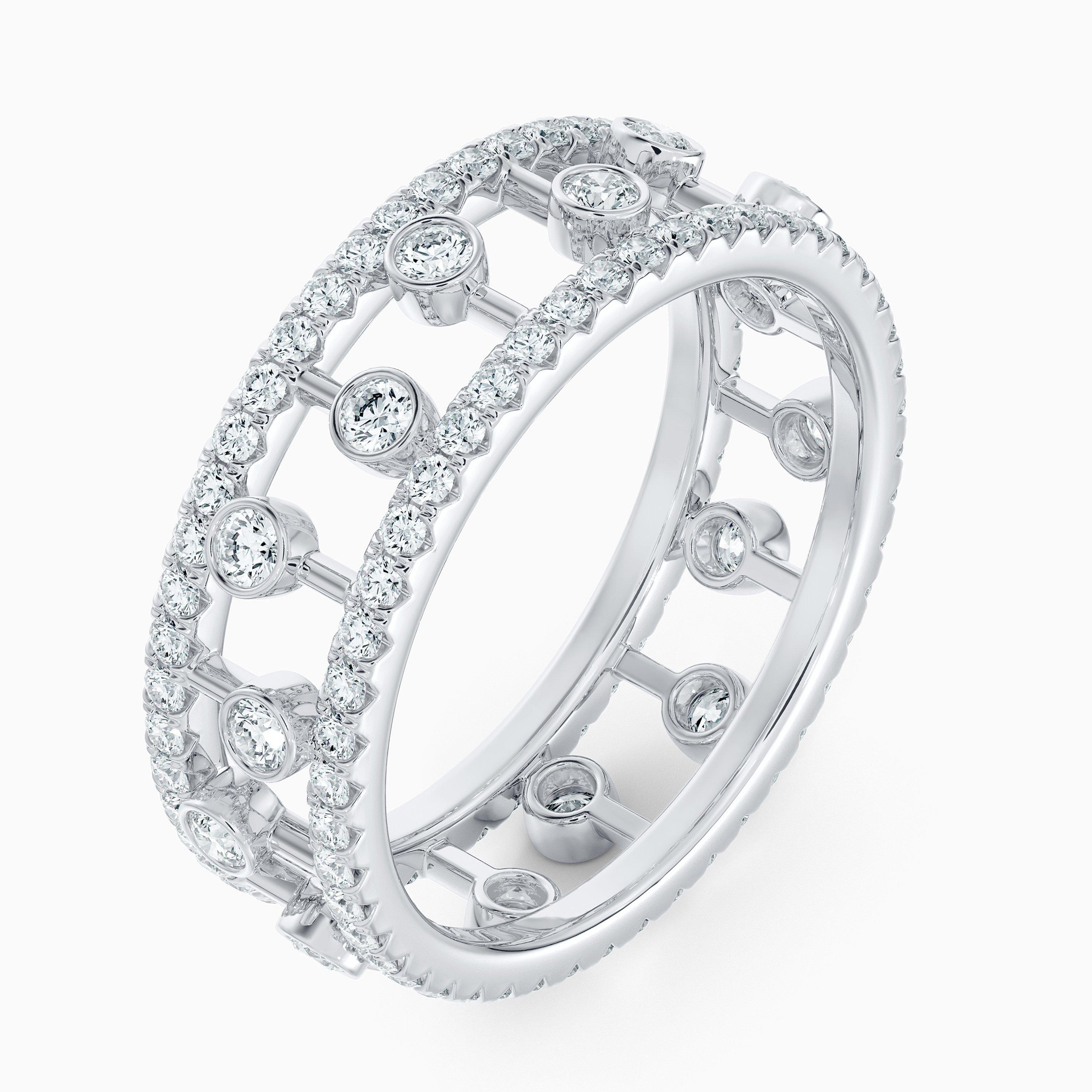 Dewdrop Band in White Gold, image 2