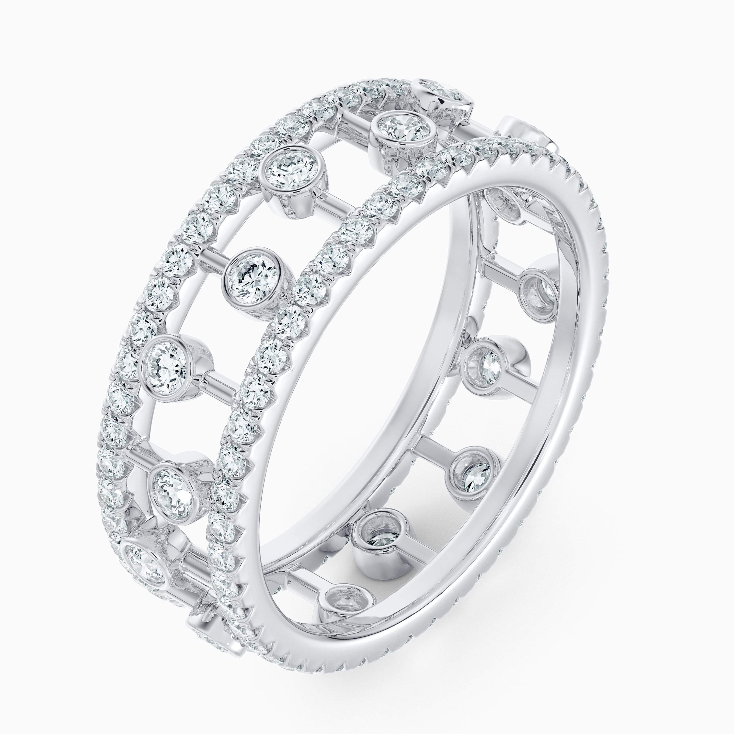 Dewdrop band in white gold Dewdrop band in white gold, image 2