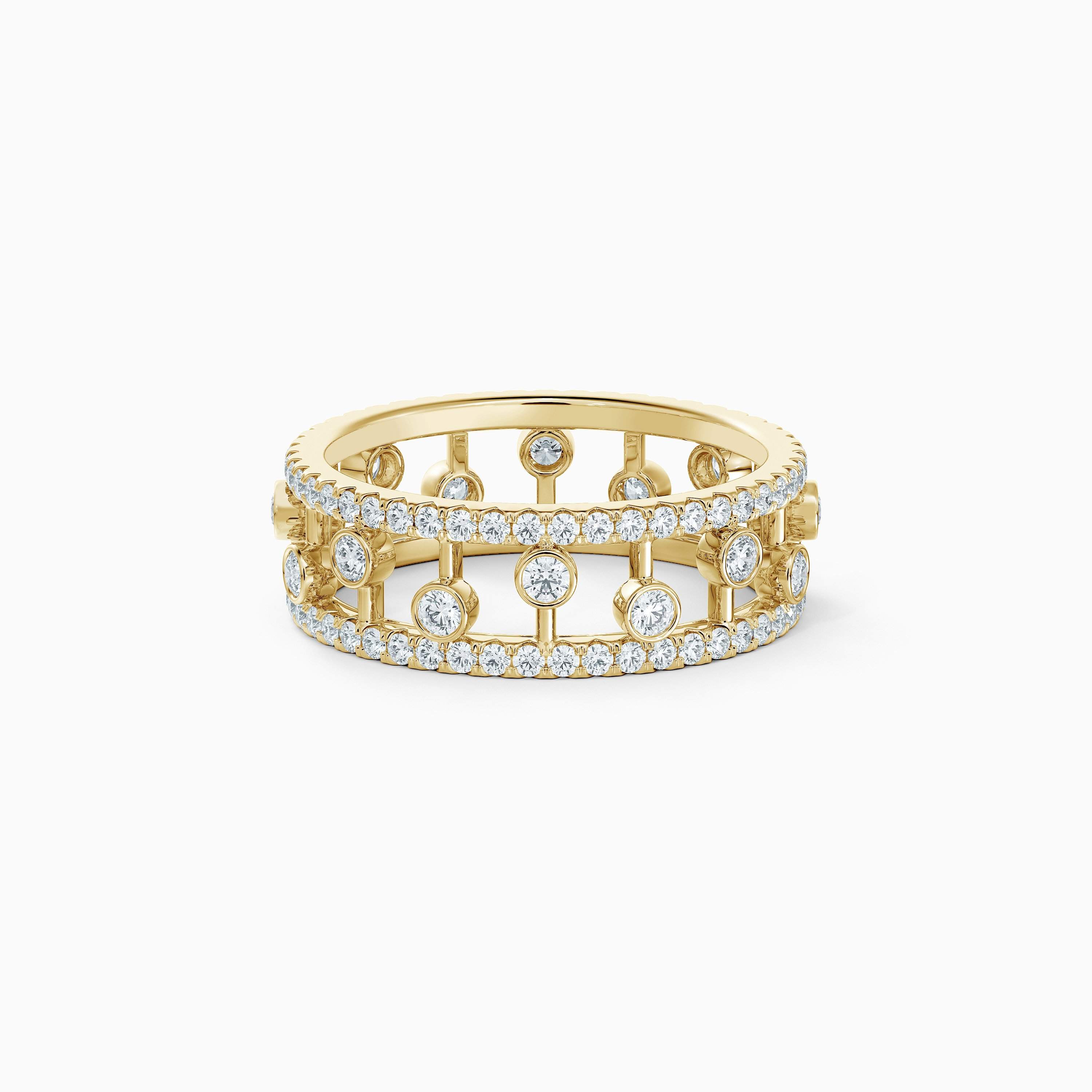Dewdrop band in yellow gold Dewdrop band in yellow gold, image 1