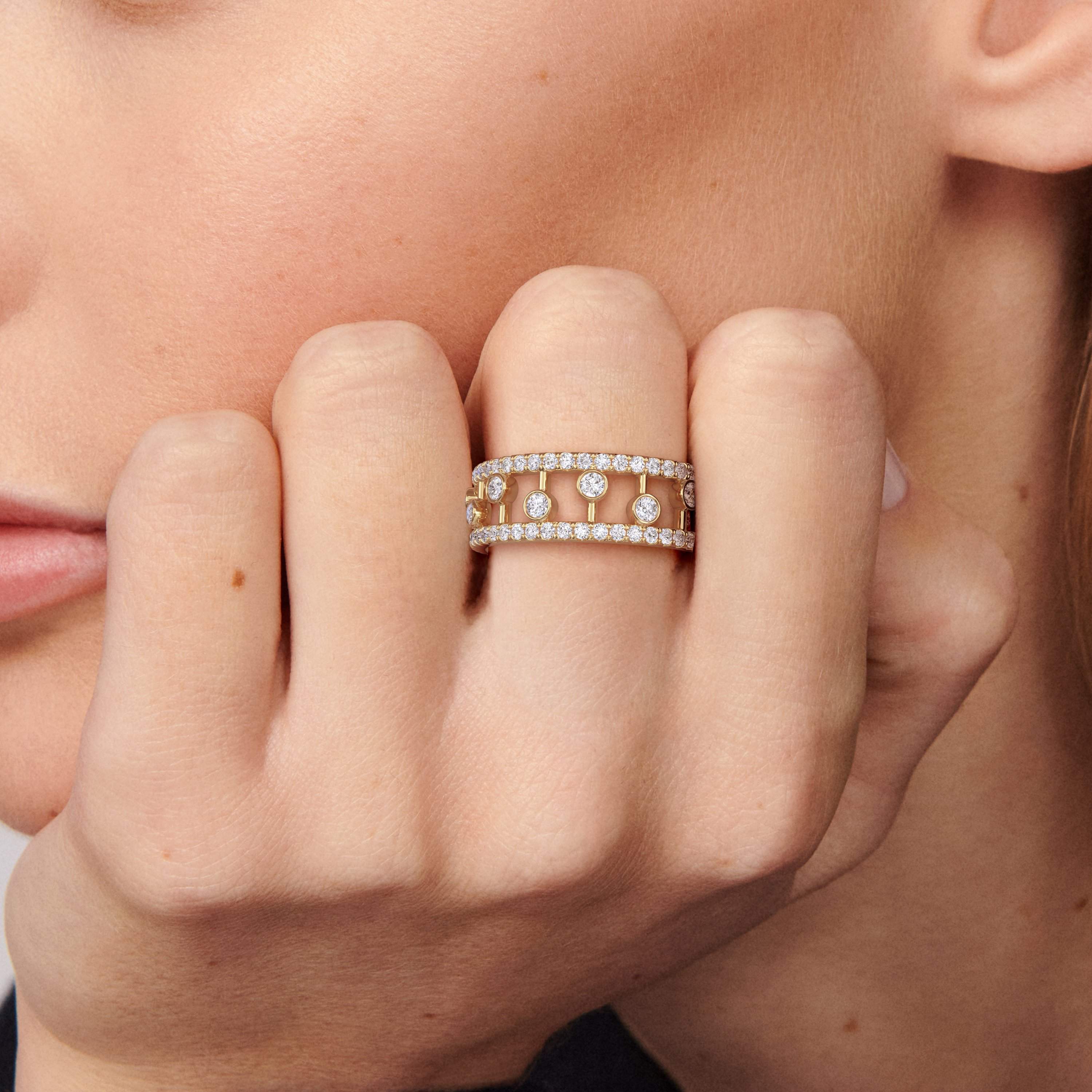 Dewdrop band in yellow gold Dewdrop band in yellow gold, image 3