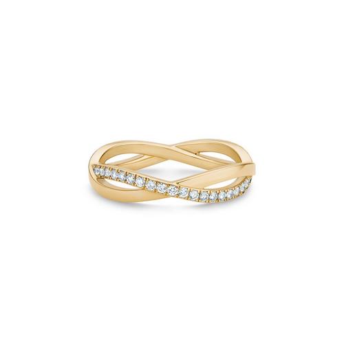 Pave infinity ring sale