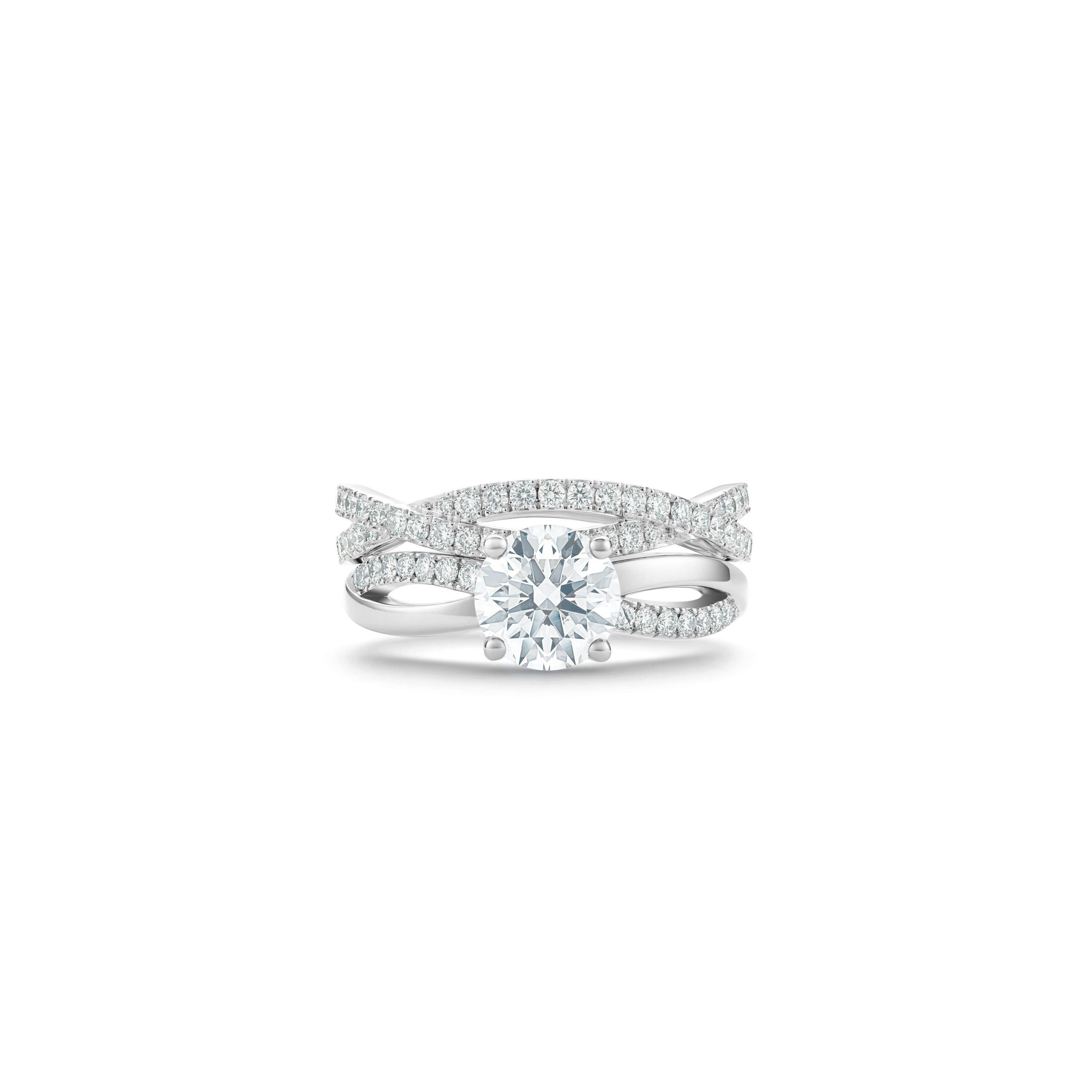 De beers infinity sales solitaire ring