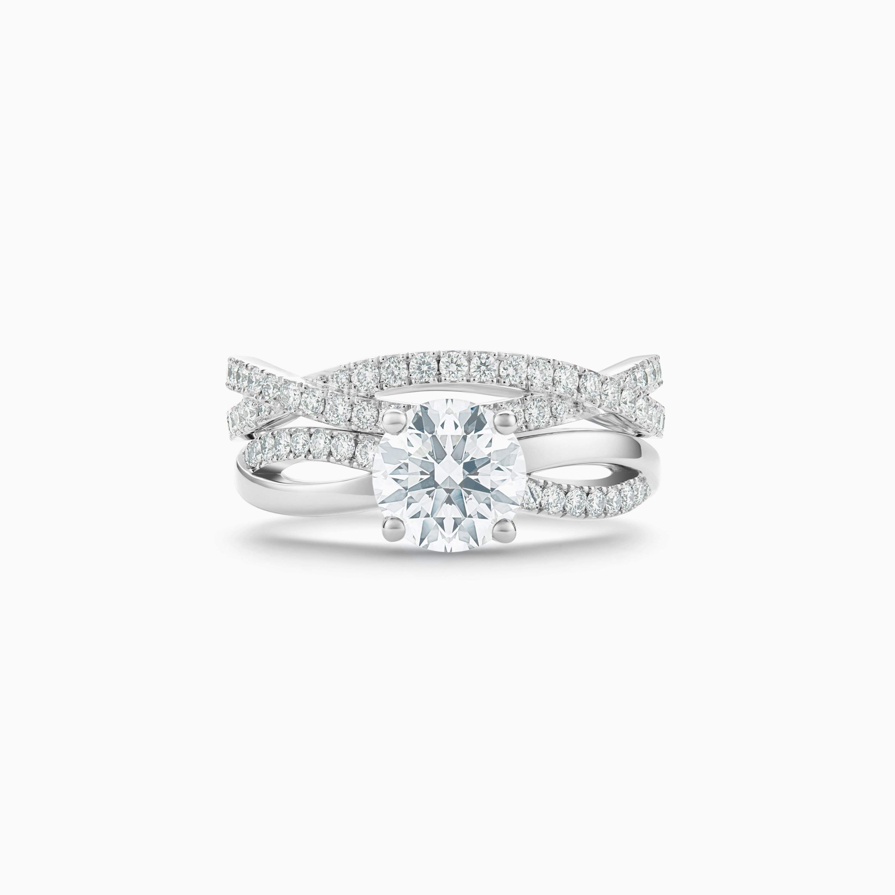 Infinity round brilliant diamond ring Infinity round brilliant diamond ring, image 3