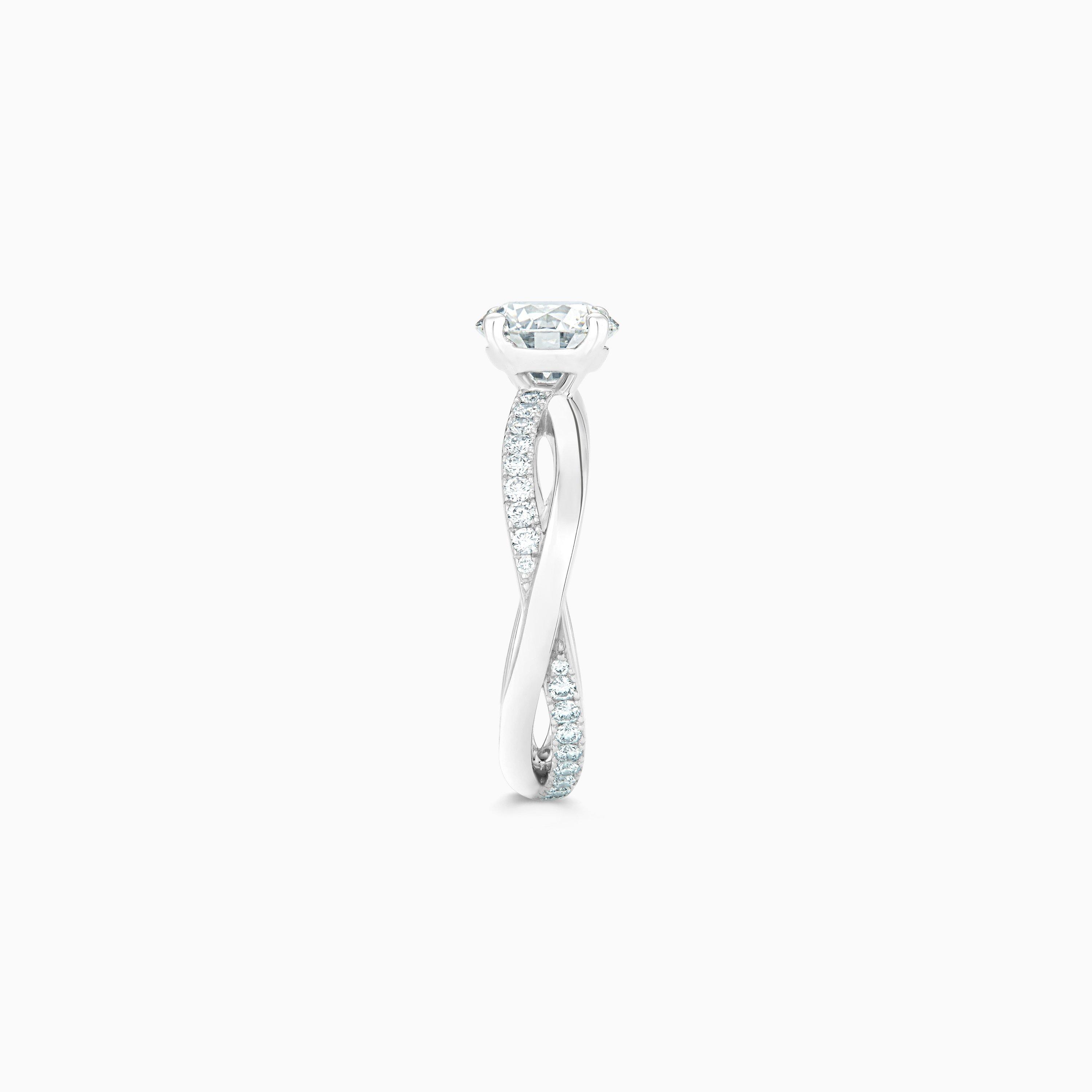 Solitaire Infinity diamant rond brillant, image 4