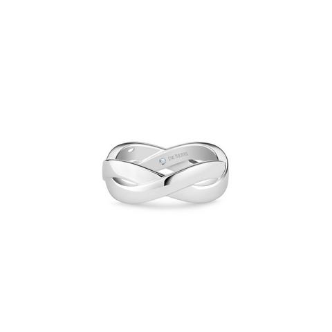 Infinity 白金鑽石戒指 (5mm)