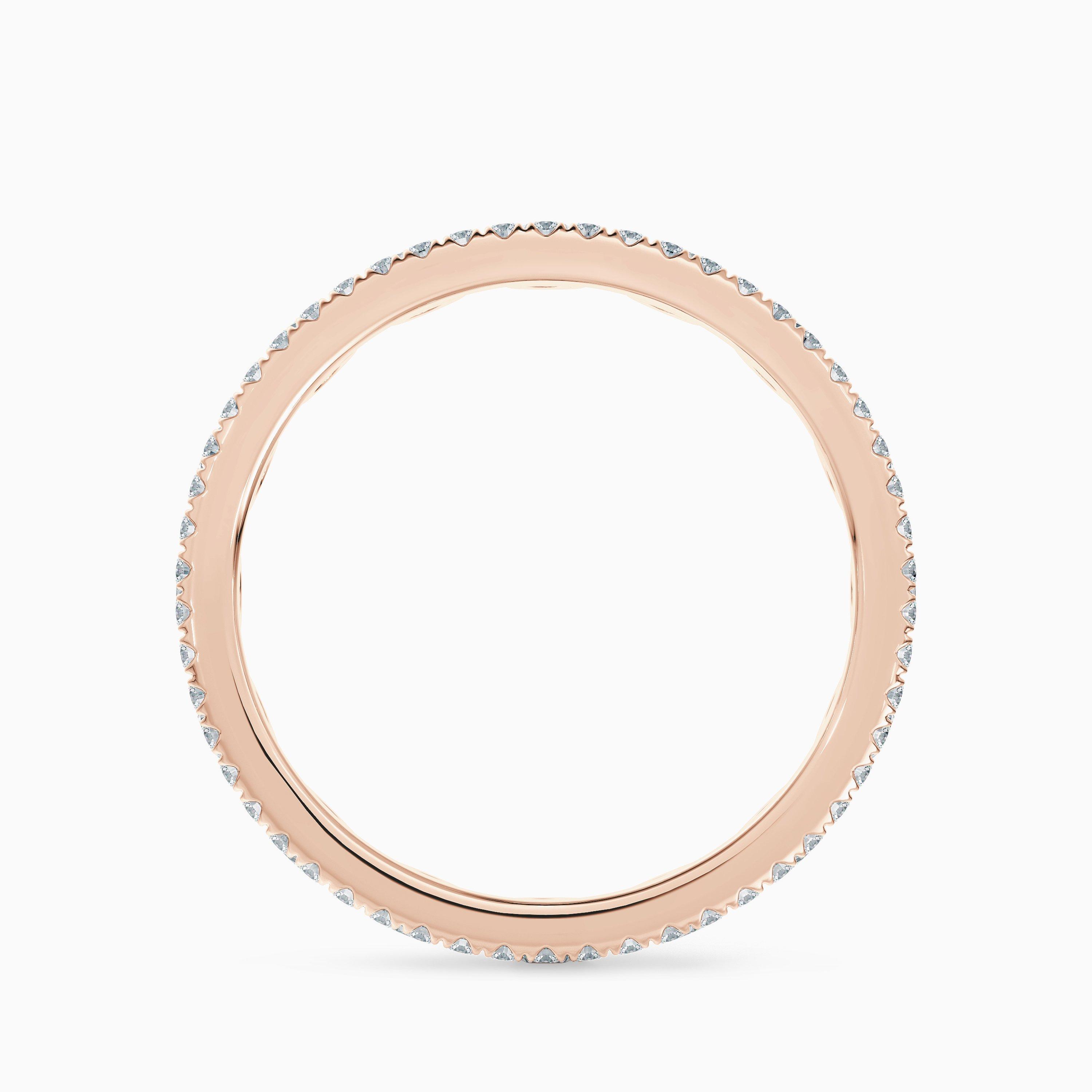 Bague pav&eacute;e Dewdrop en or rose, image 5