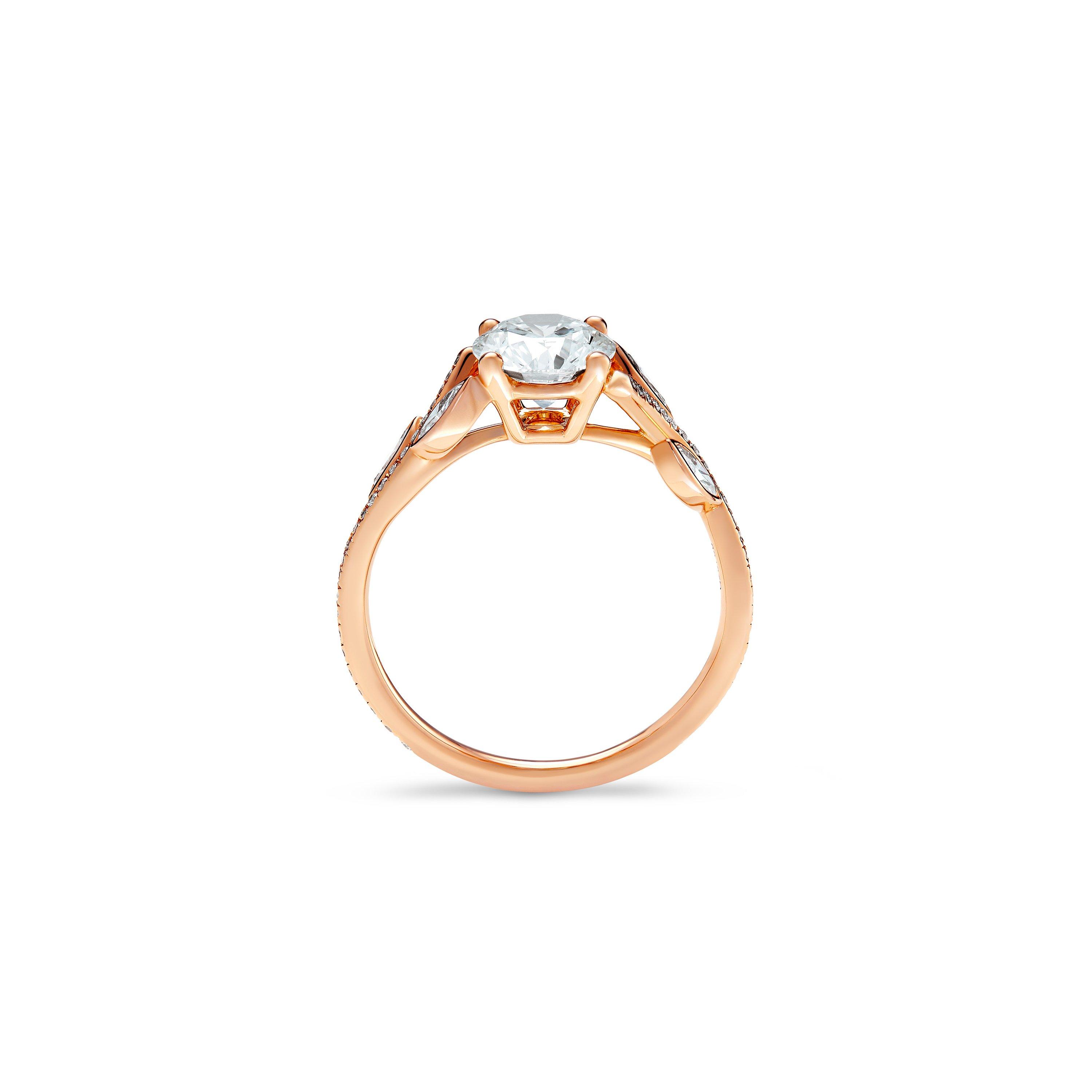 Adonis Rose 圓形明亮式切割鉆戒, image 2