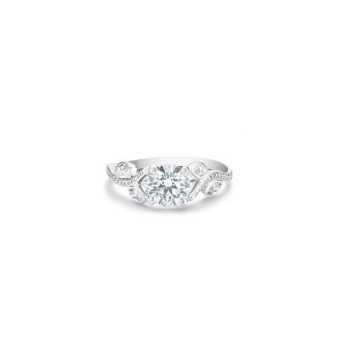 Adonis Rose round brilliant diamond ring