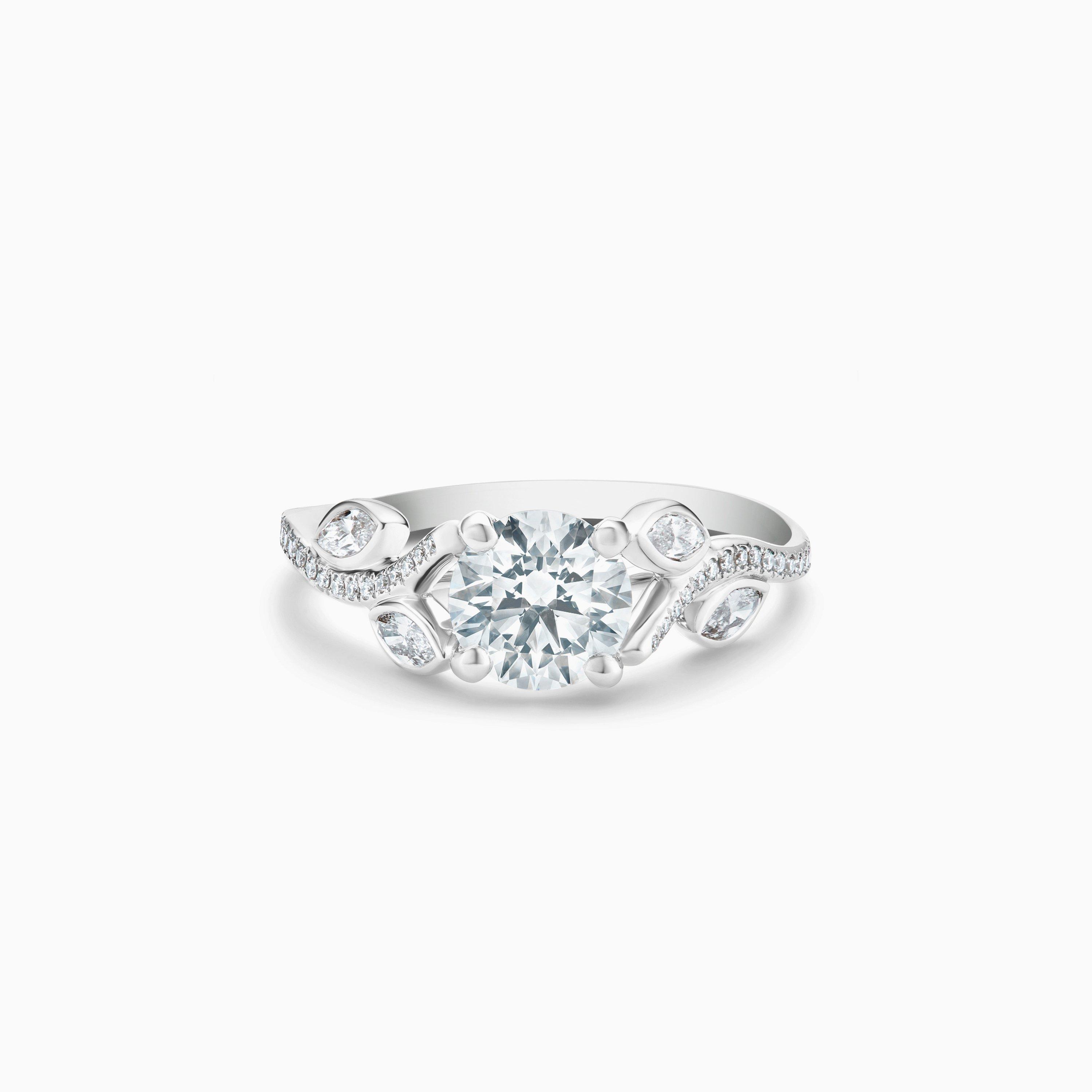 Adonis Rose Round Brilliant Diamond Ring, image 1