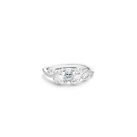 Adonis Rose cushion-cut diamond ring