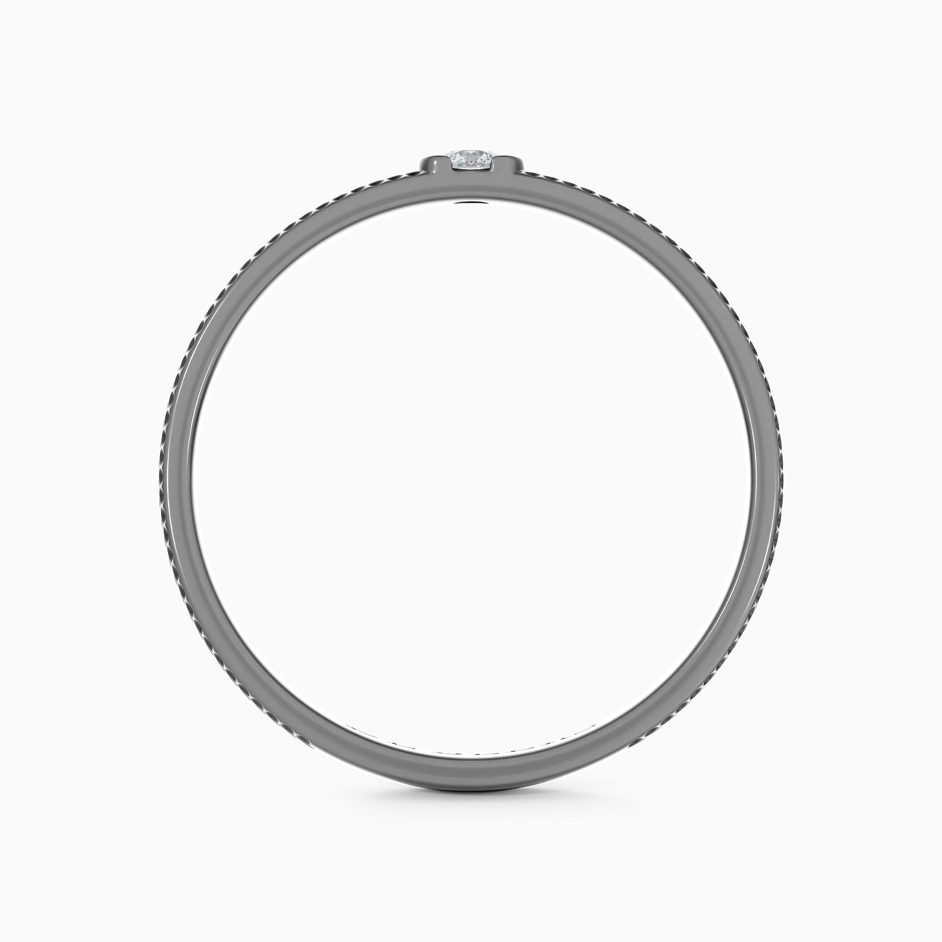 Bague Talisman Azulea small en or rhodi&eacute; noir, image 6