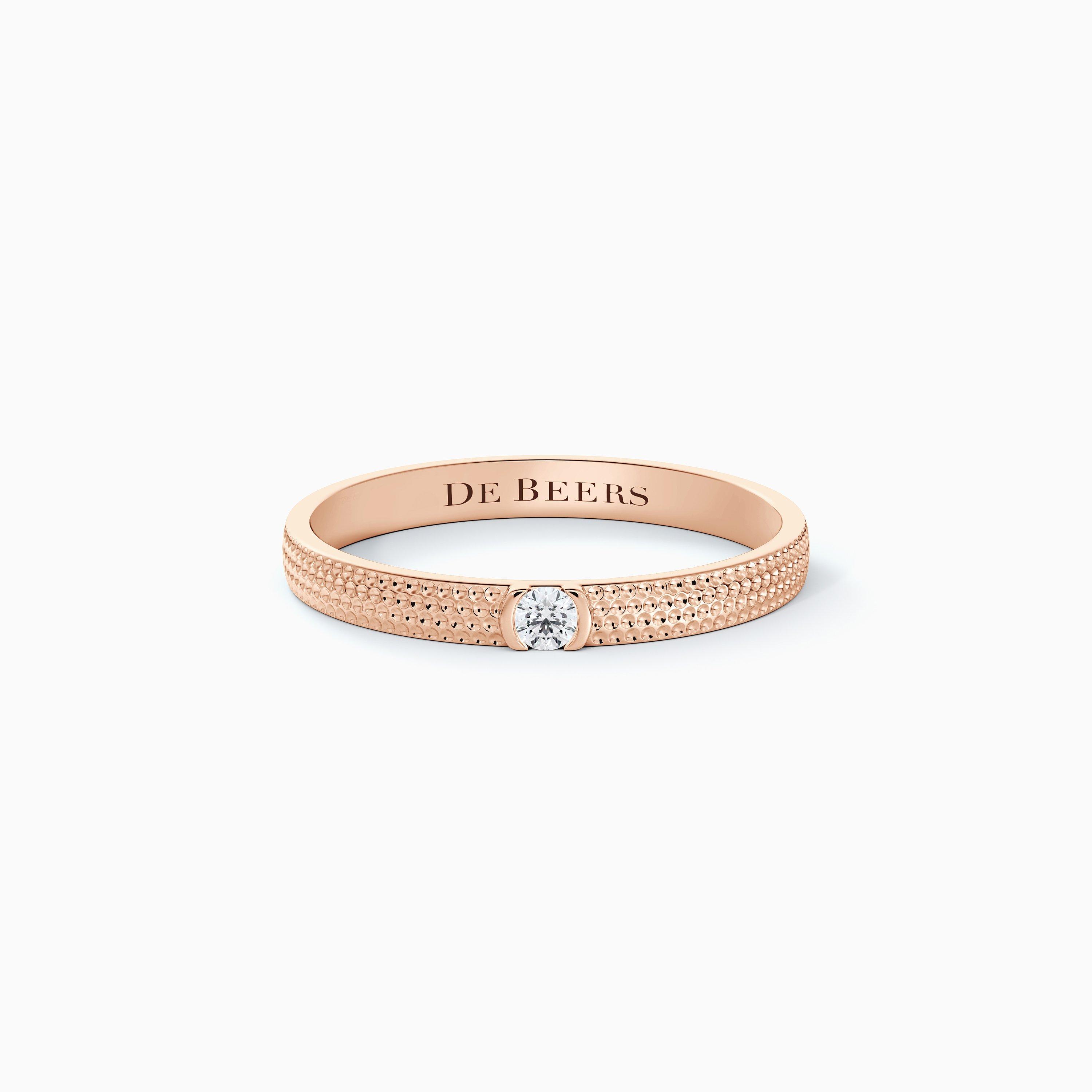 Talisman Azulea Small Band in Rose Gold, image 1