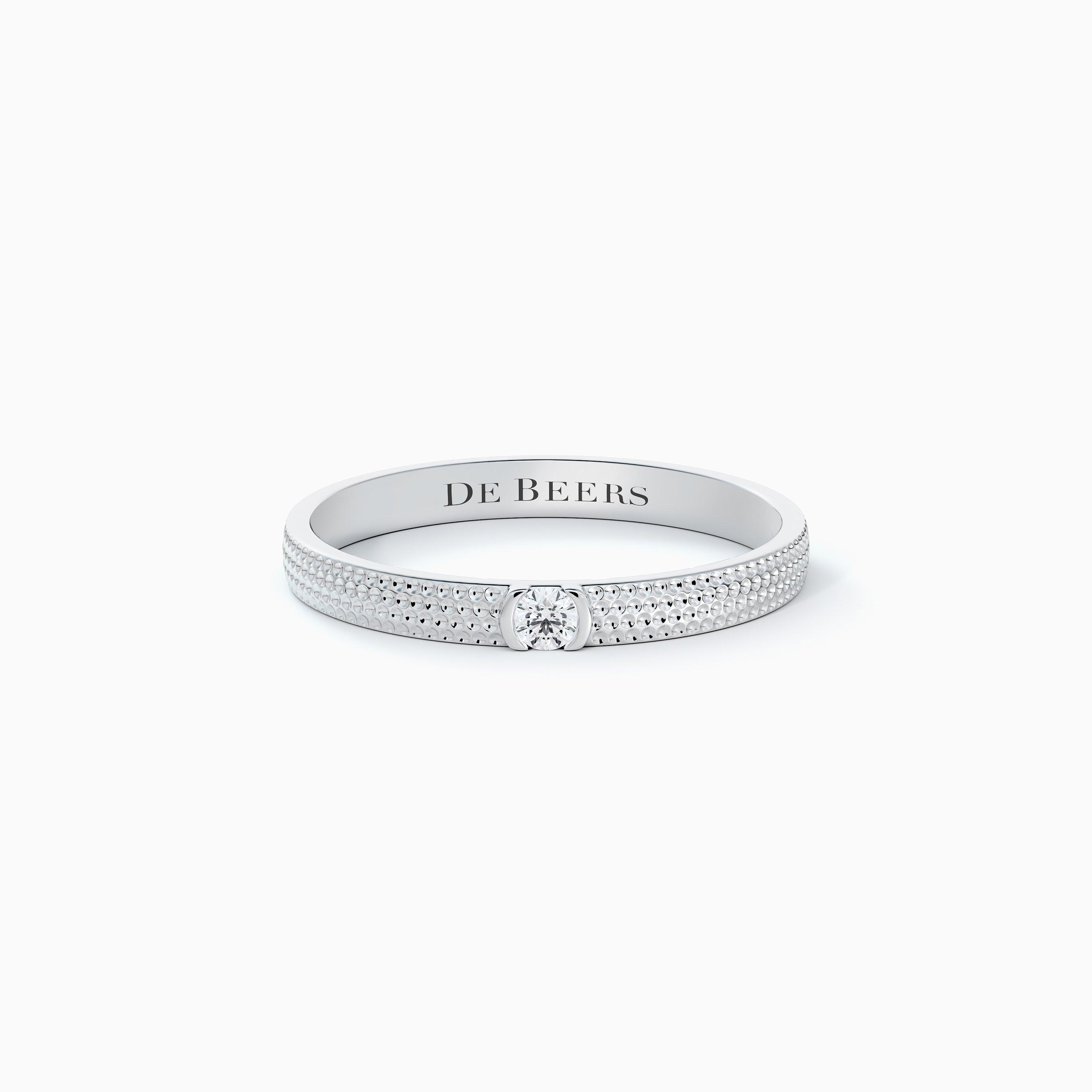 Talisman Azulea Small Band in White Gold, image 1