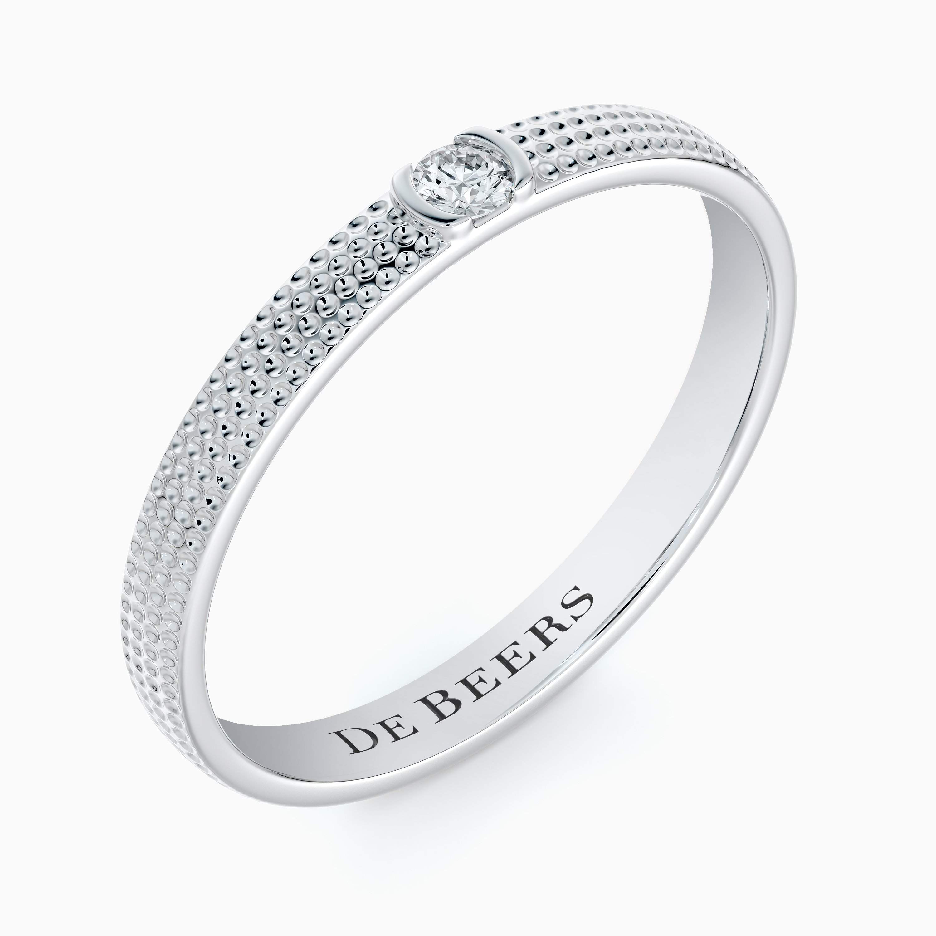Talisman Azulea small band in white gold Talisman Azulea small band in white gold, image 2