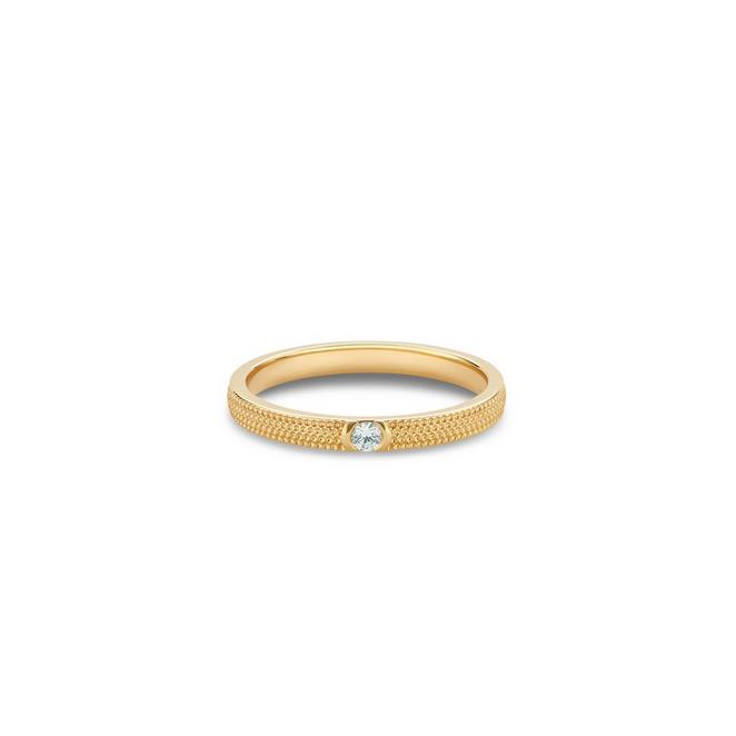 Azulea 窄版黄金戒指