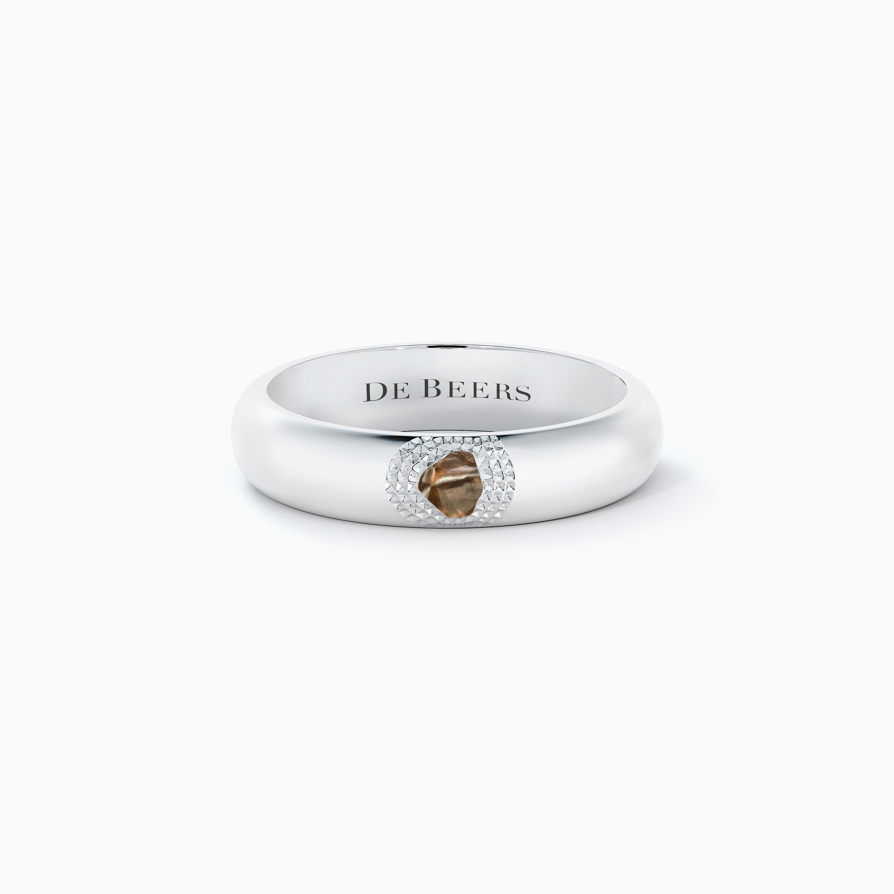 Talisman Large Band in White Gold, image 1