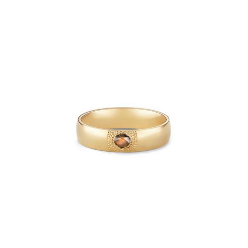 Debeers Talisman Large Band In Gold