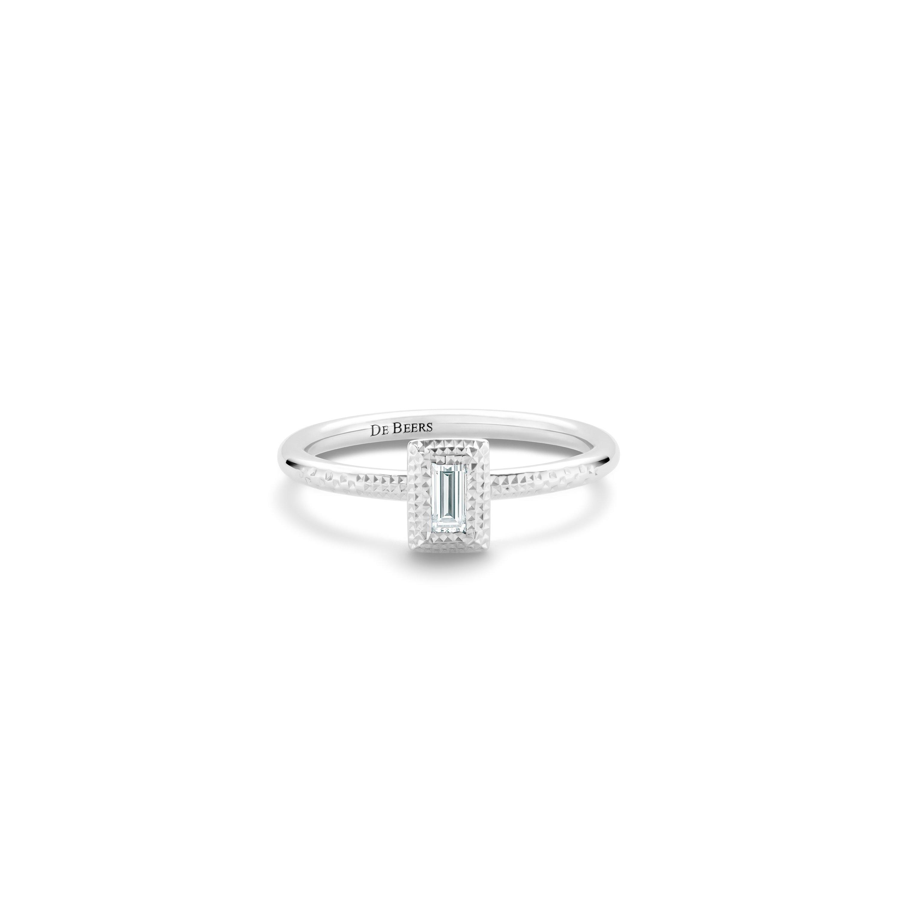 Bague baguette diamant new arrivals