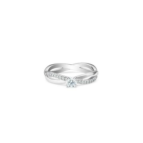 Solitaire Infinity taille brillant en platine