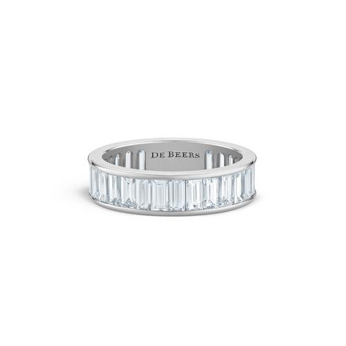 Baguette diamond deals full eternity ring