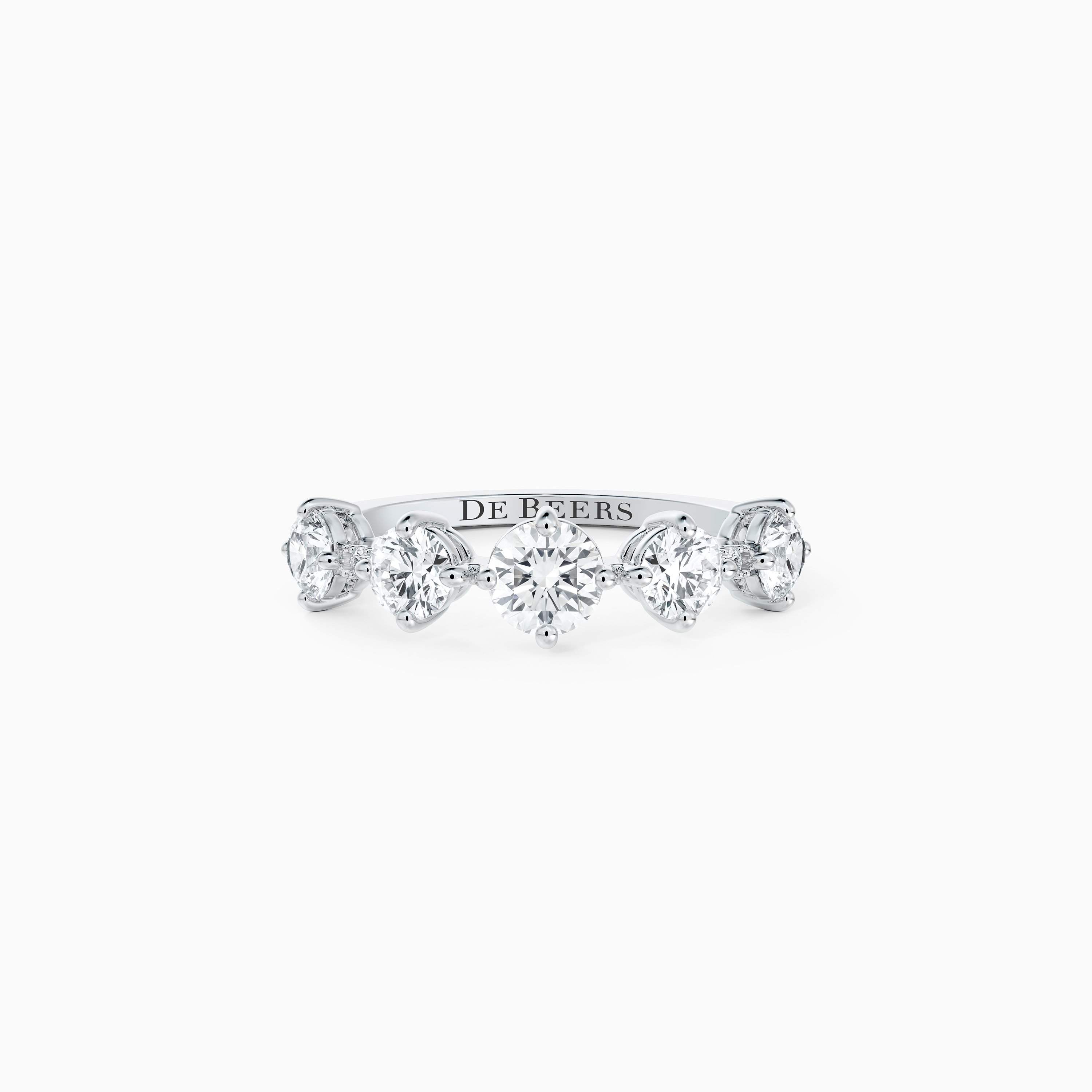 Arpeggia one row ring in white gold Arpeggia one row ring in white gold, image 1