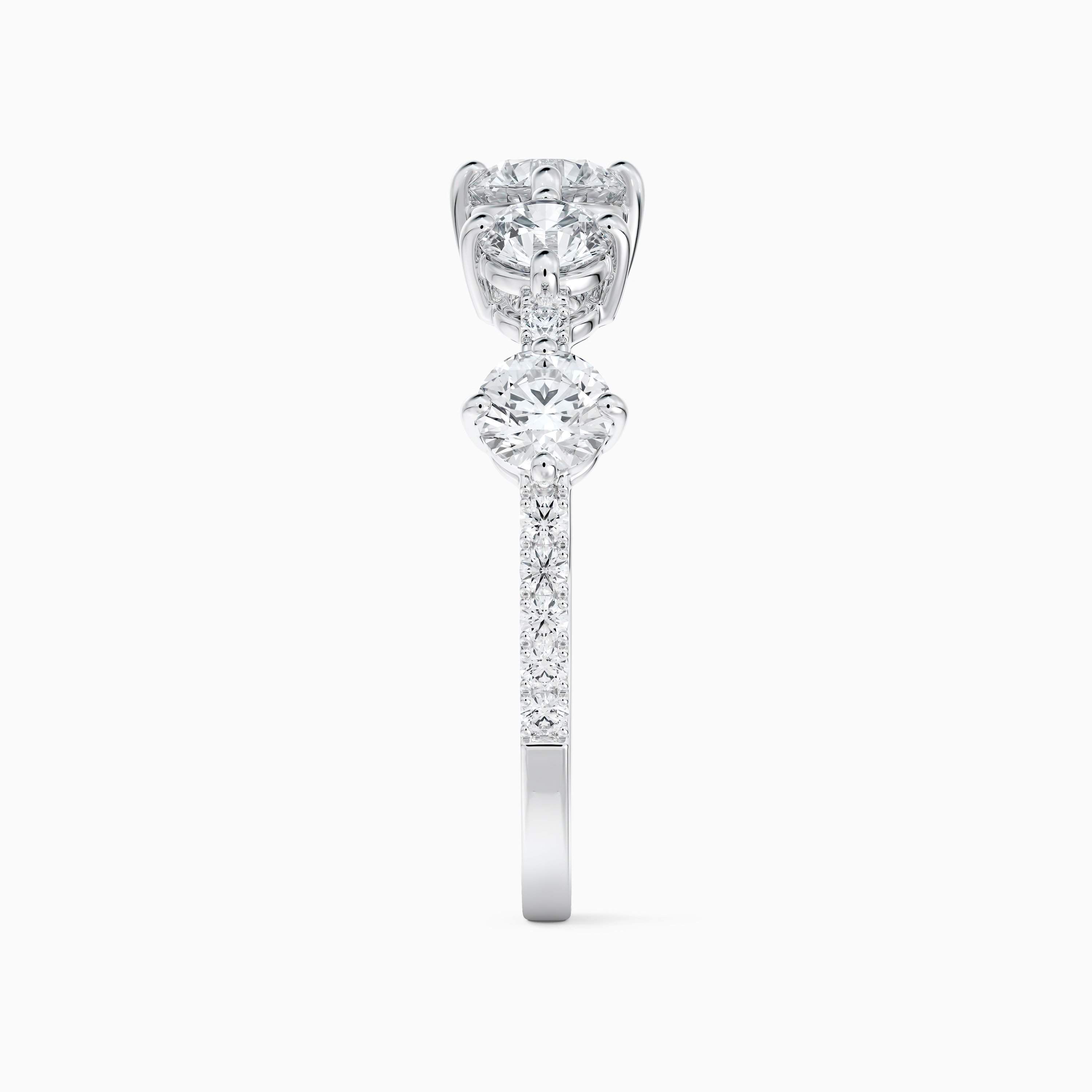 Arpeggia one row ring in white gold Arpeggia one row ring in white gold, image 3