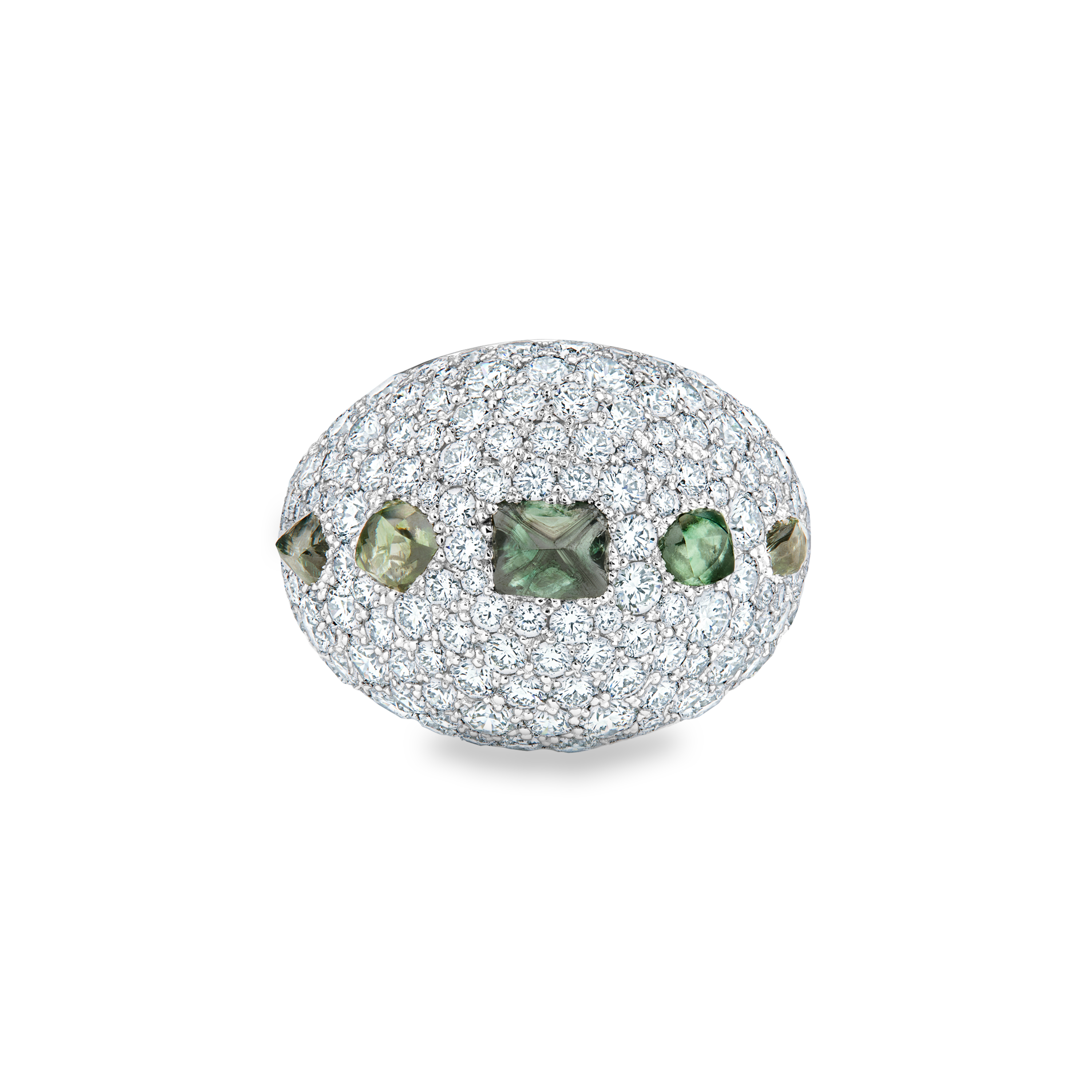 Talisman Cocktail Ring in White Gold, image 1