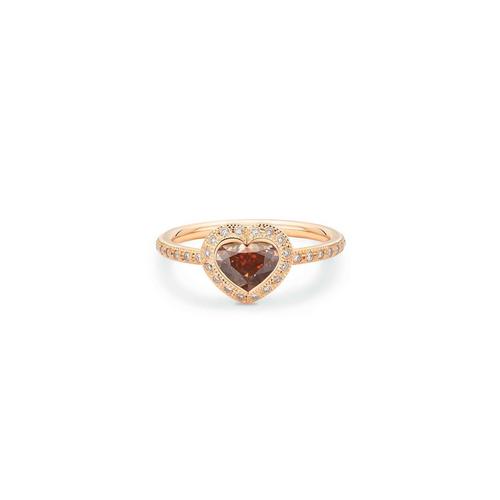 Heart shaped deals chocolate diamond ring