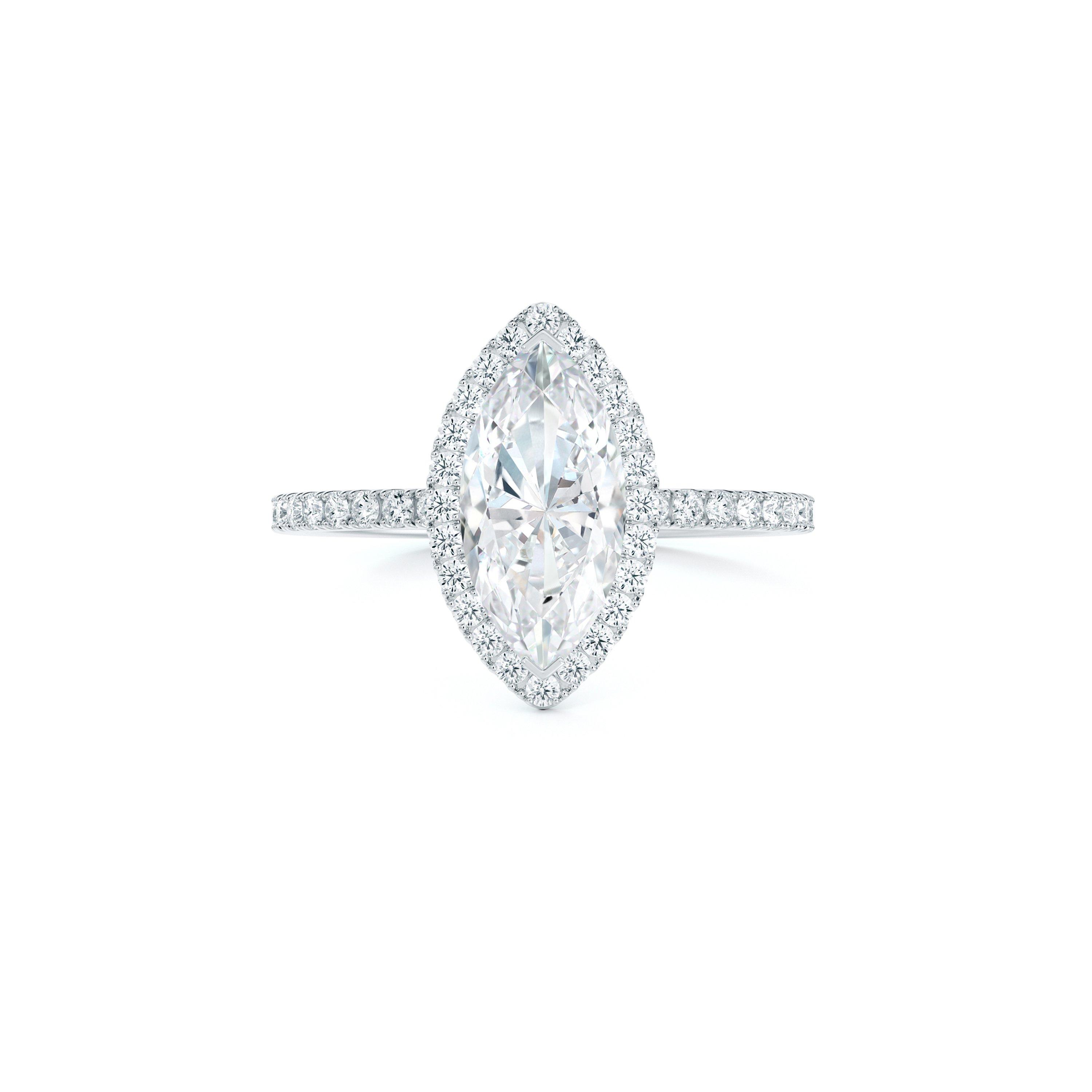 Solitaire Aura Diamant Taille Marquise, image 1