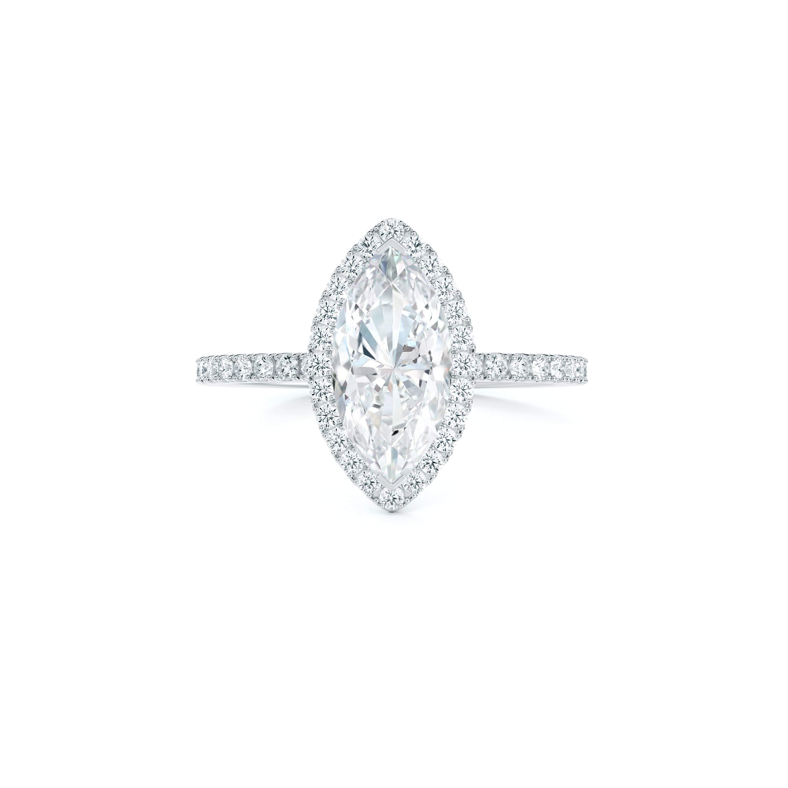 Aura Marquise Shaped Diamond Ring De Beers CA