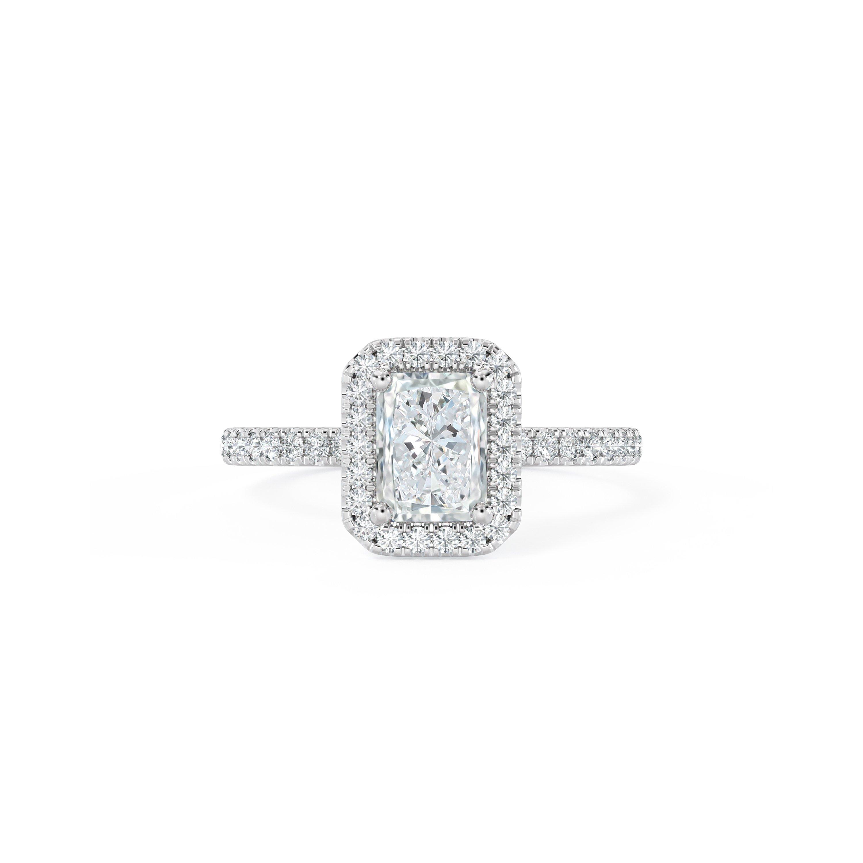 Solitaire Aura taille radiant De Beers FR