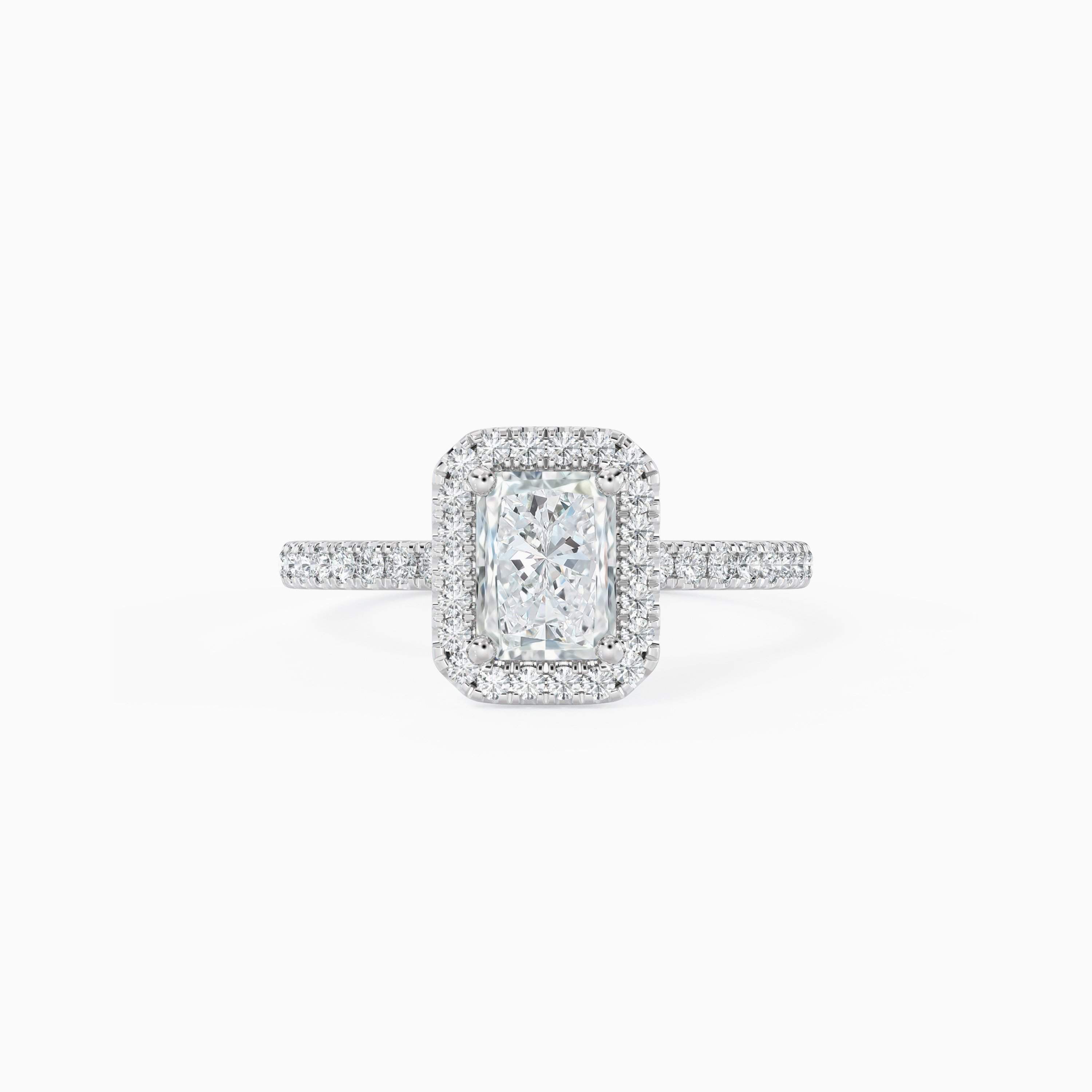 Aura radiant-cut diamond ring Aura radiant-cut diamond ring, image 1