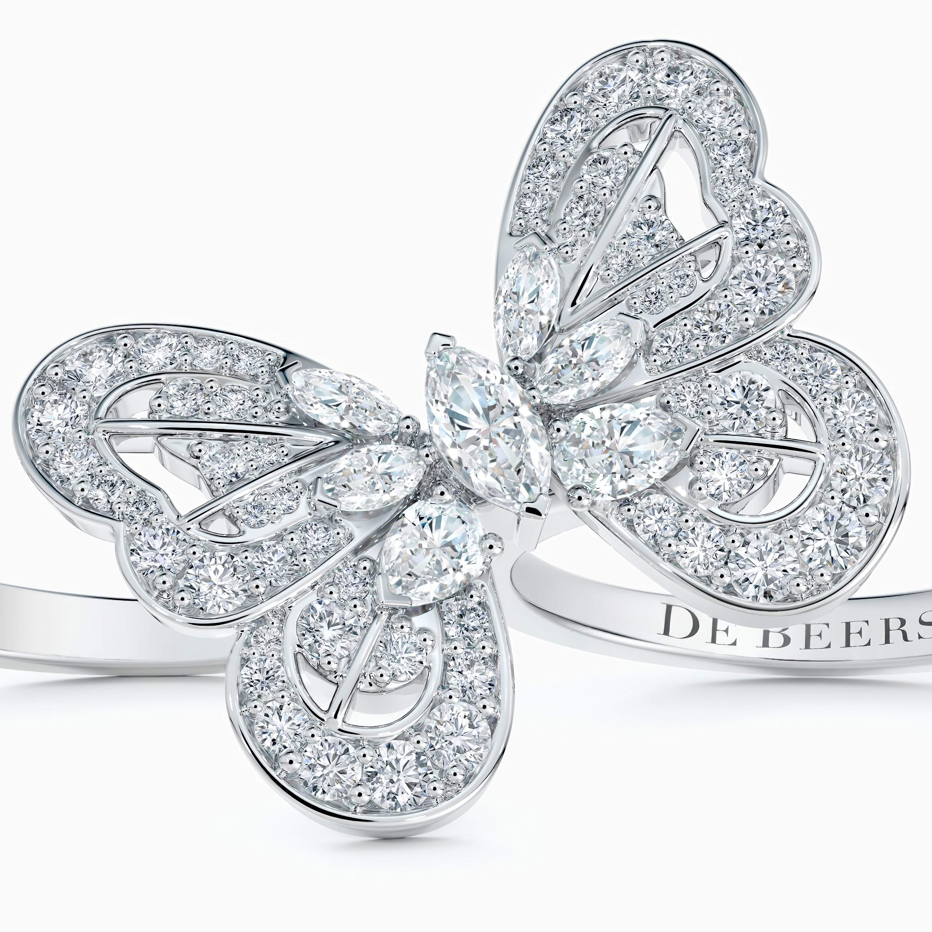 Portraits of Nature butterfly ring in white gold Portraits of Nature butterfly ring in white gold, image 4