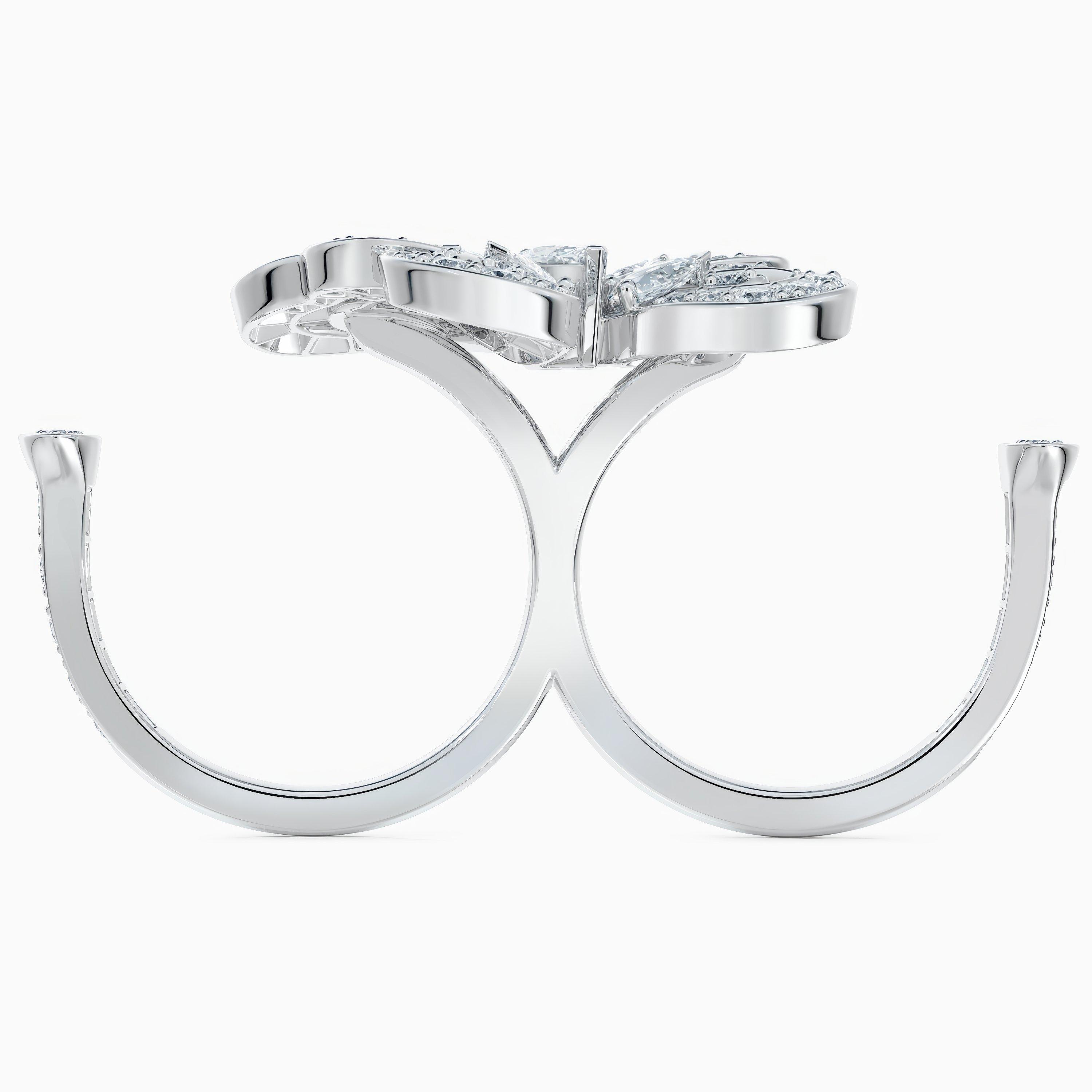 Bague Portraits of Nature Butterfly en Or Blanc, image 5