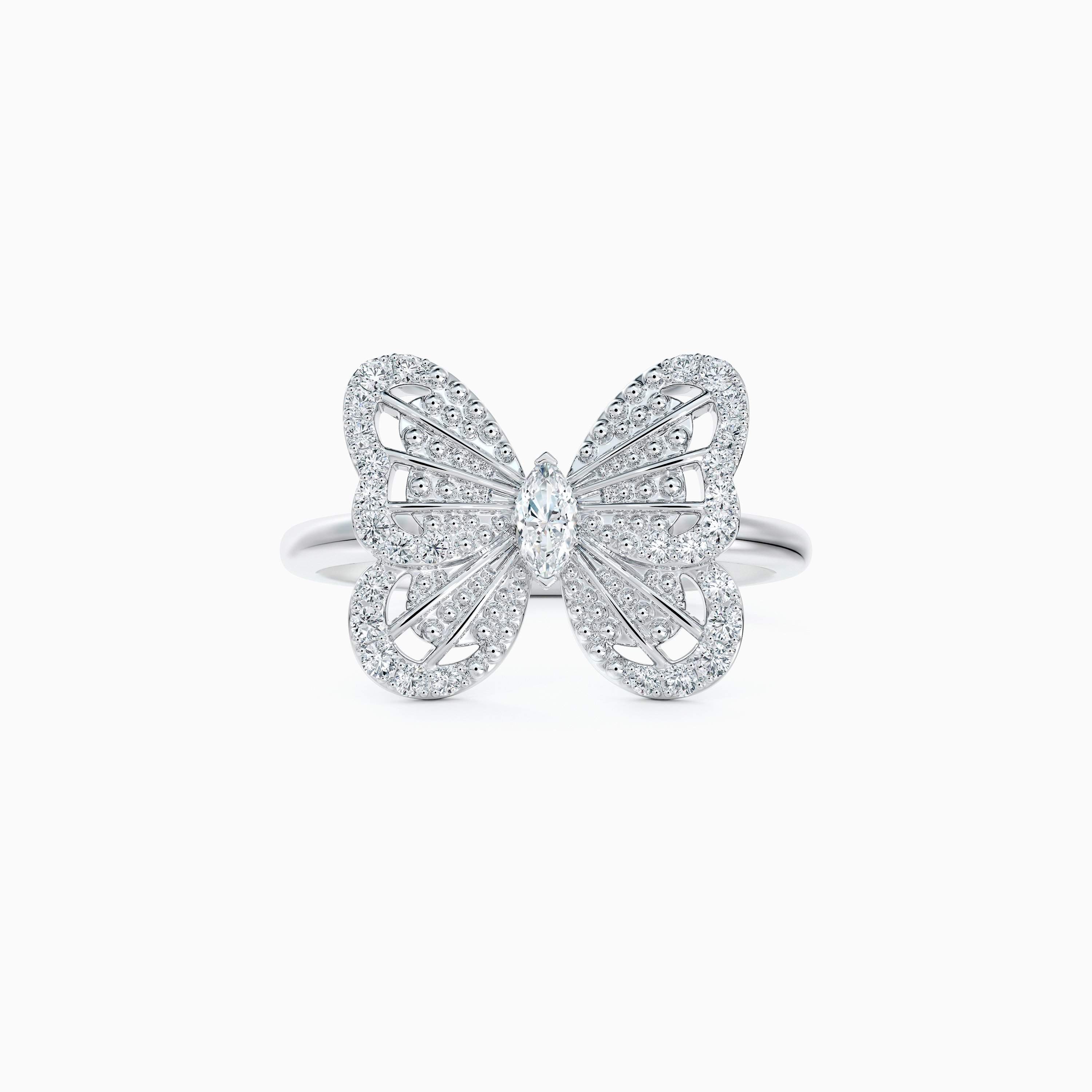 Portraits of Nature butterfly 白金戒指 Portraits of Nature butterfly 白金戒指, image 1
