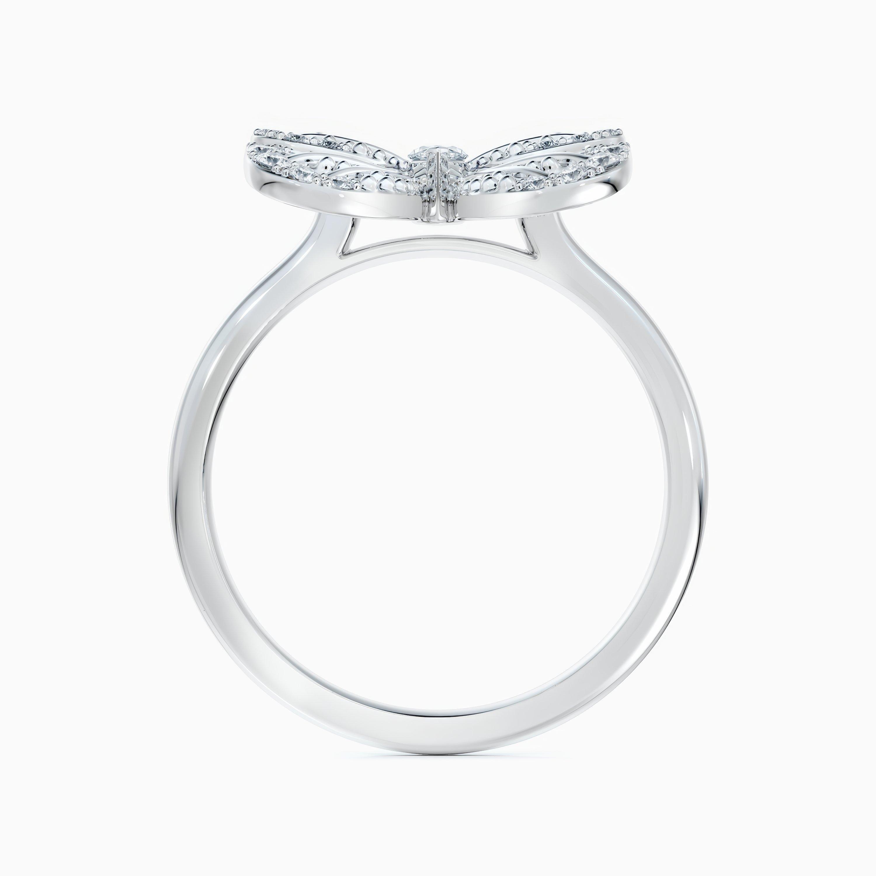 Bague Butterfly en or blanc, image 4