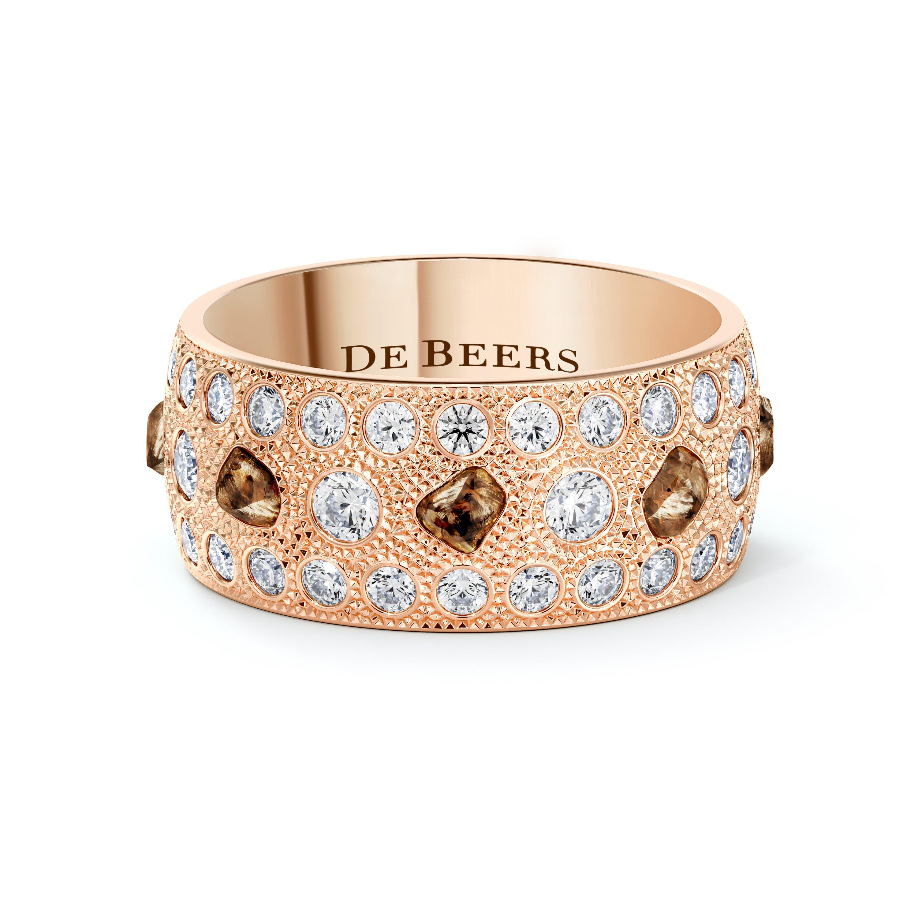 De Beers Talisman Charm Bracelet in White Gold