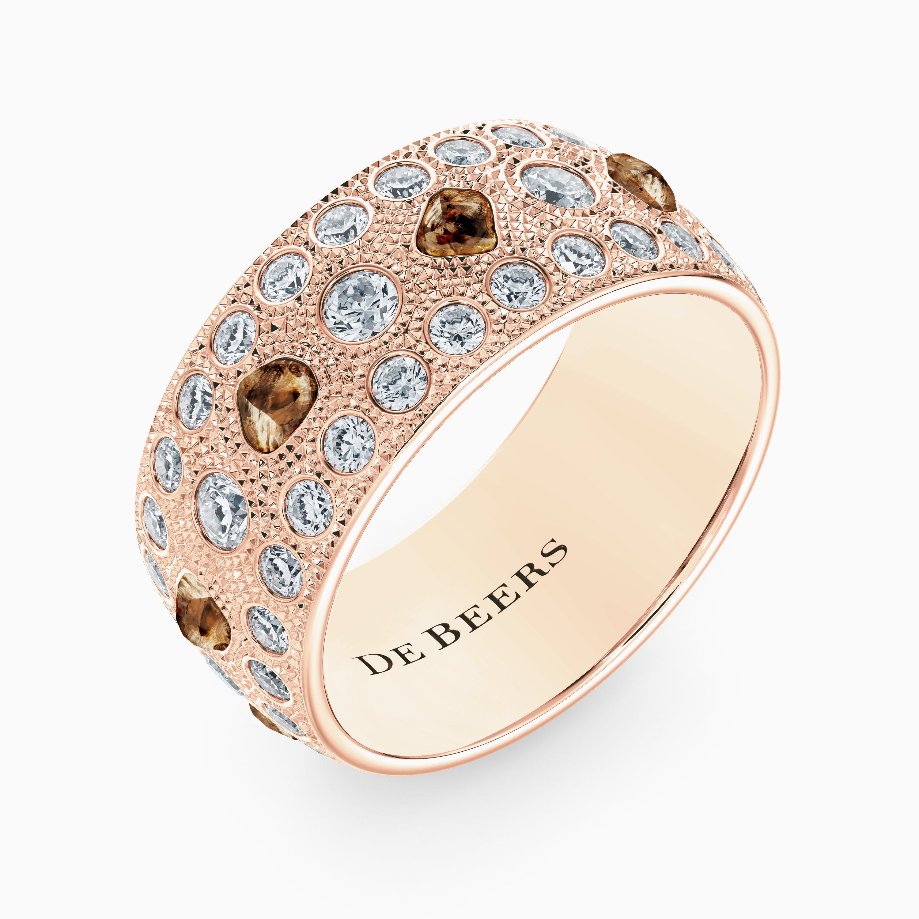 Talisman Large Band in Rose Gold, image 2