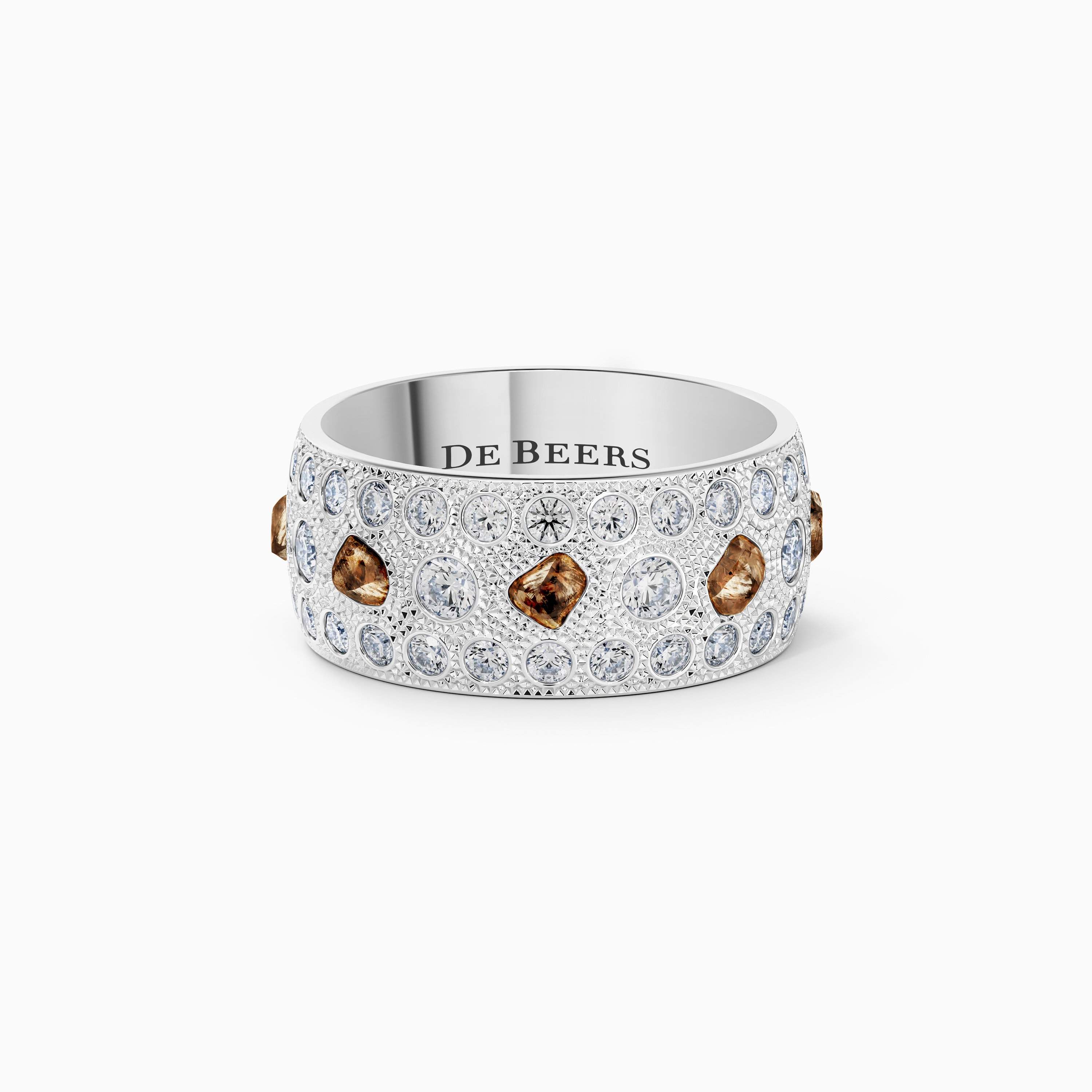 Talisman large band in white gold Talisman large band in white gold, image 1