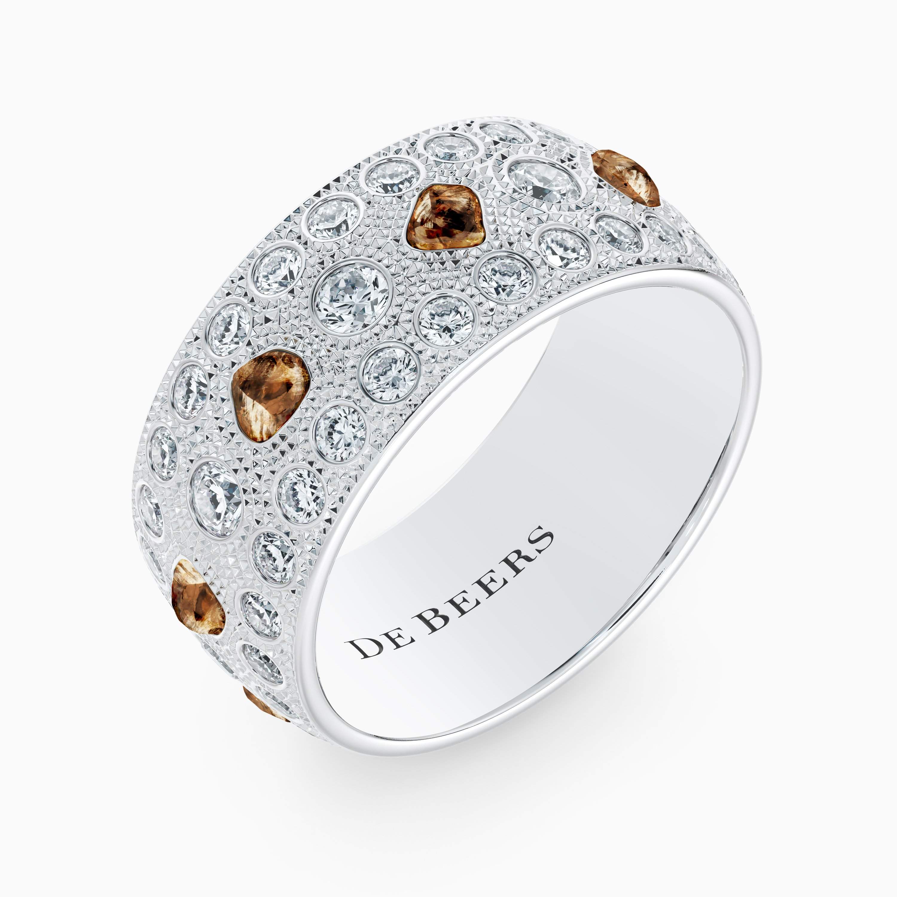 Talisman large band in white gold Talisman large band in white gold, image 2