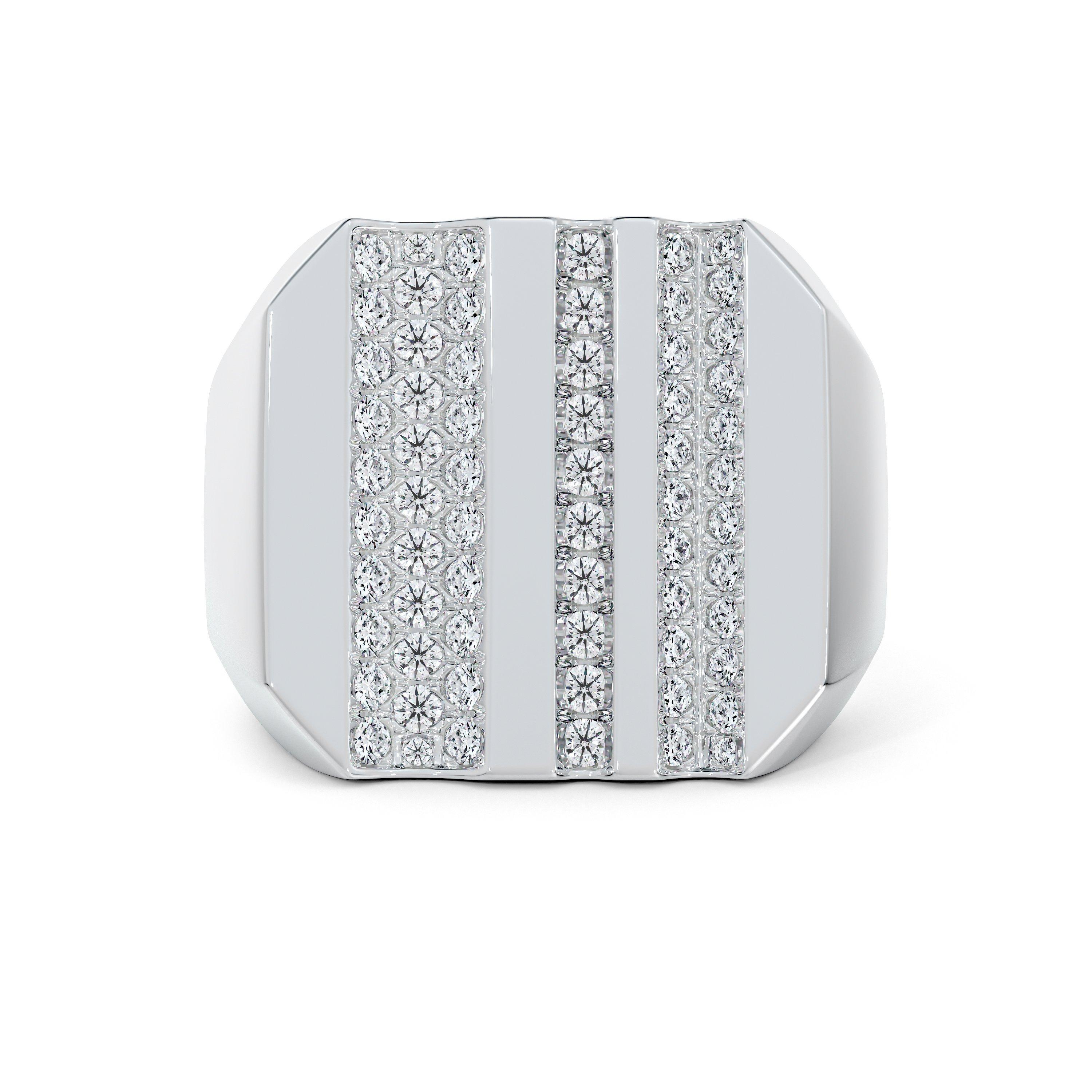 De Beers RVL signet Ring in white gold, image 1